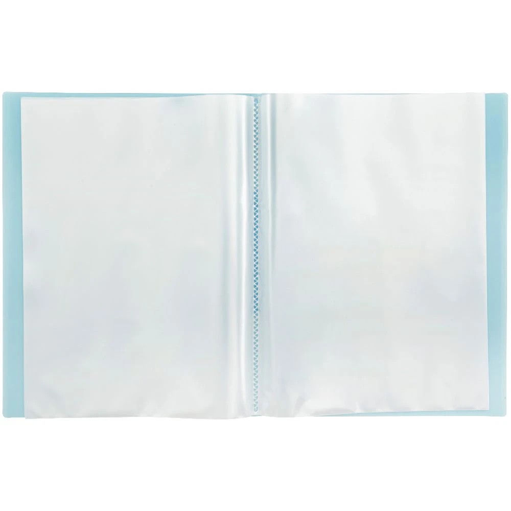 2 King Jim Fixed Display Book 10 Pockets Gloss Smoke Blue, 2 of 3