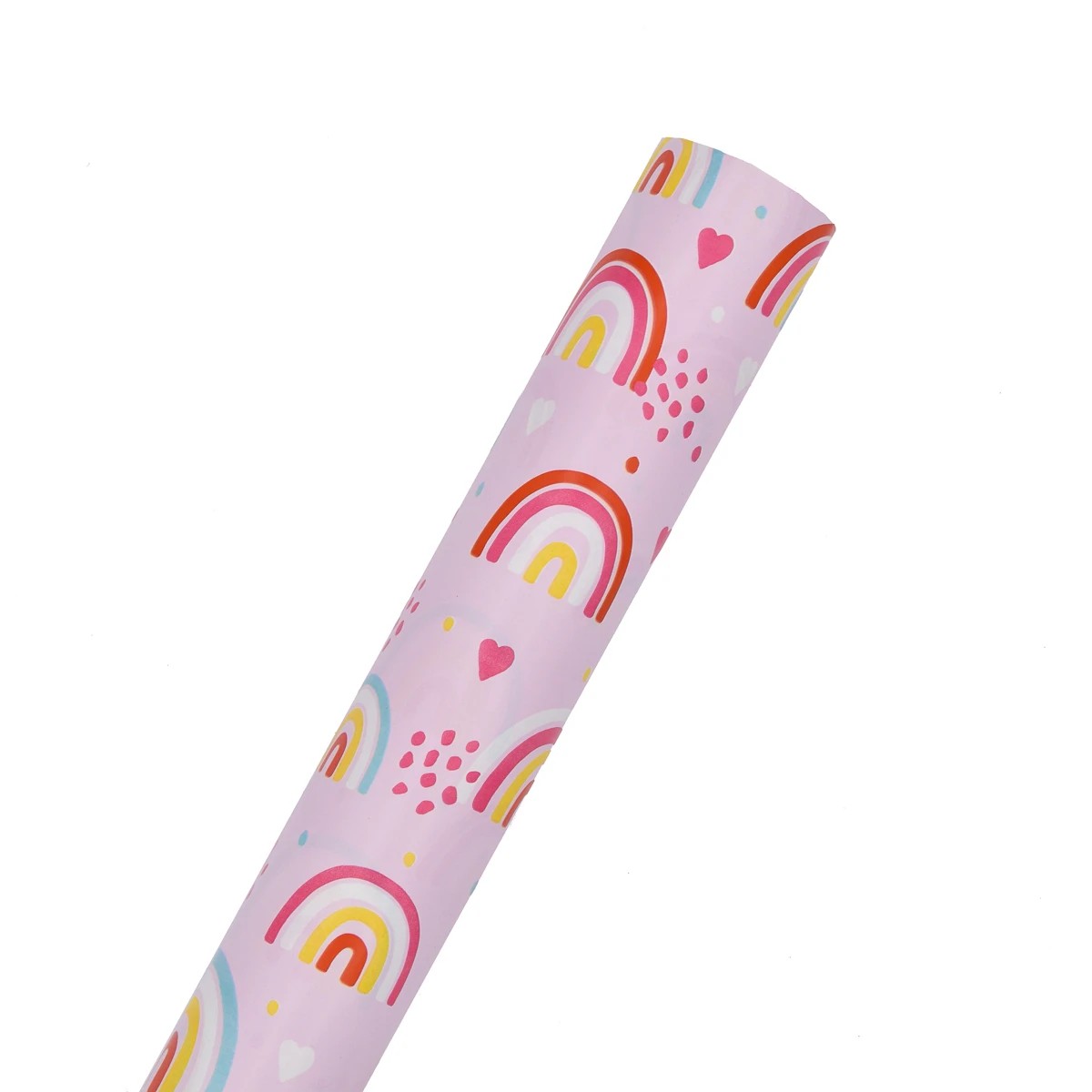 3 Hallmark Gift Wrap Roll - Bright Rainbows, 3 of 3