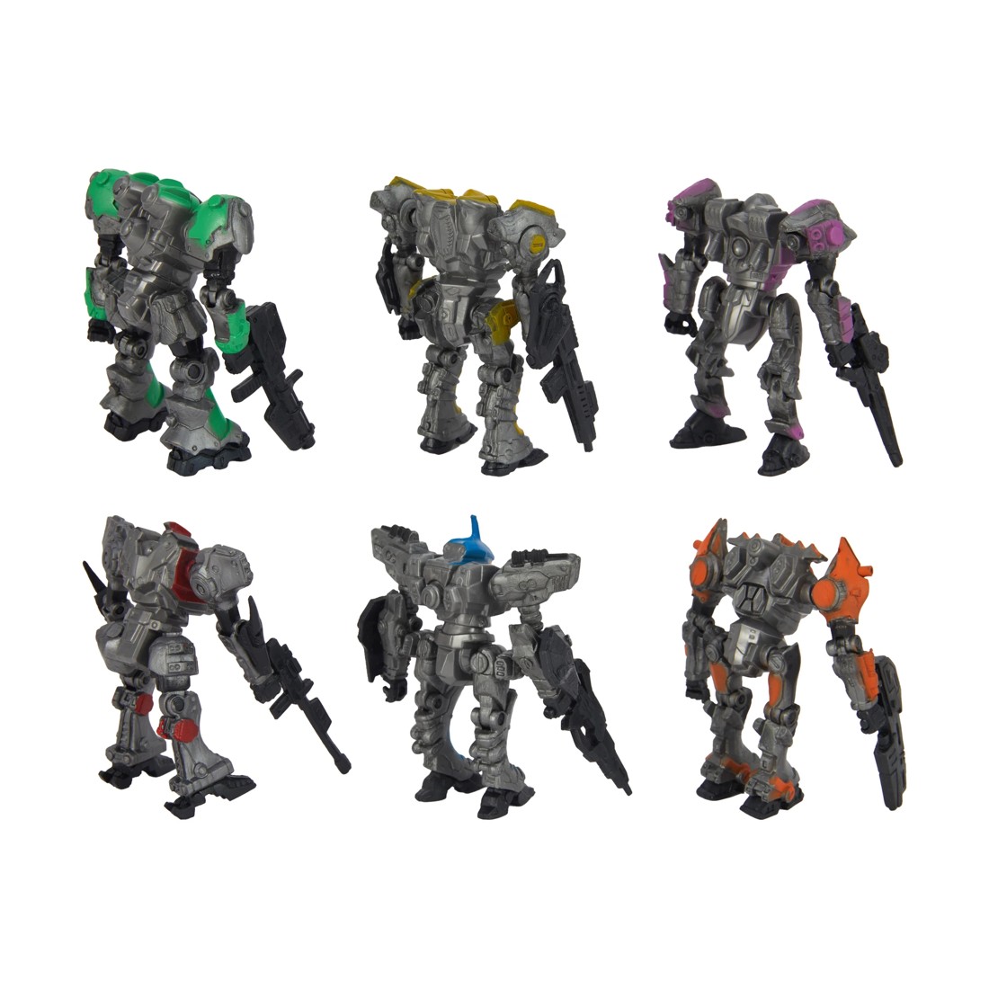 5 3 Pack Mech Warriors Action Figures - Assorted, 5 of 8