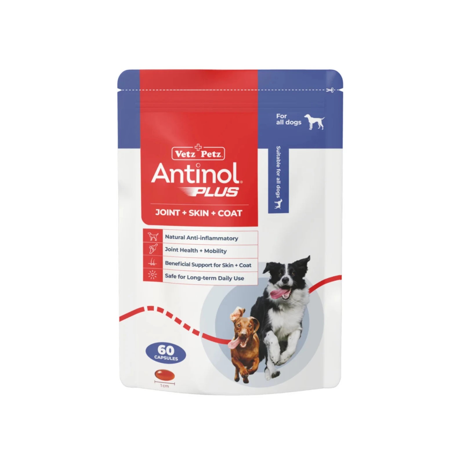 1 Antinol Plus For Dogs - 60 Capsules, 1 of 2