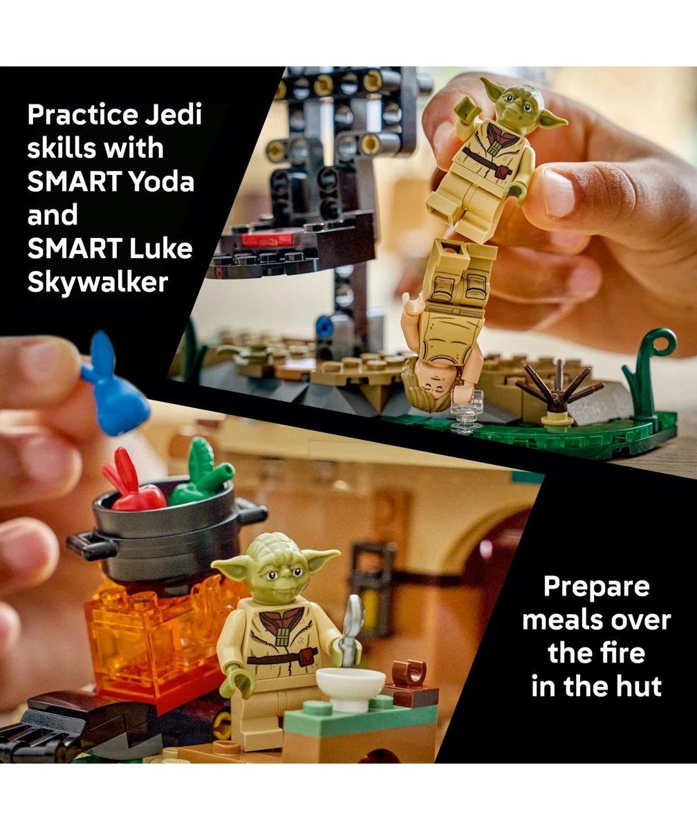 4 LEGO Star Wars SMART Play: Yoda's Hut and Jedi Training 75422, 4 of 10