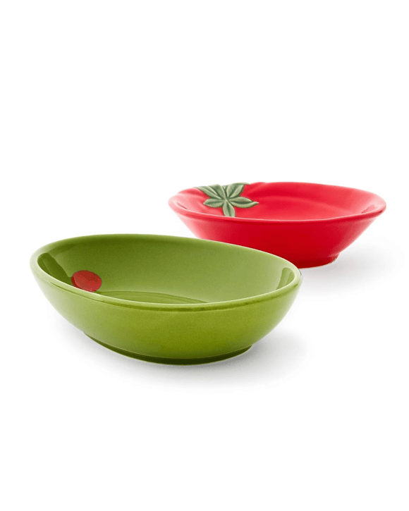 Set of 2 Olive & Tomato Bowls