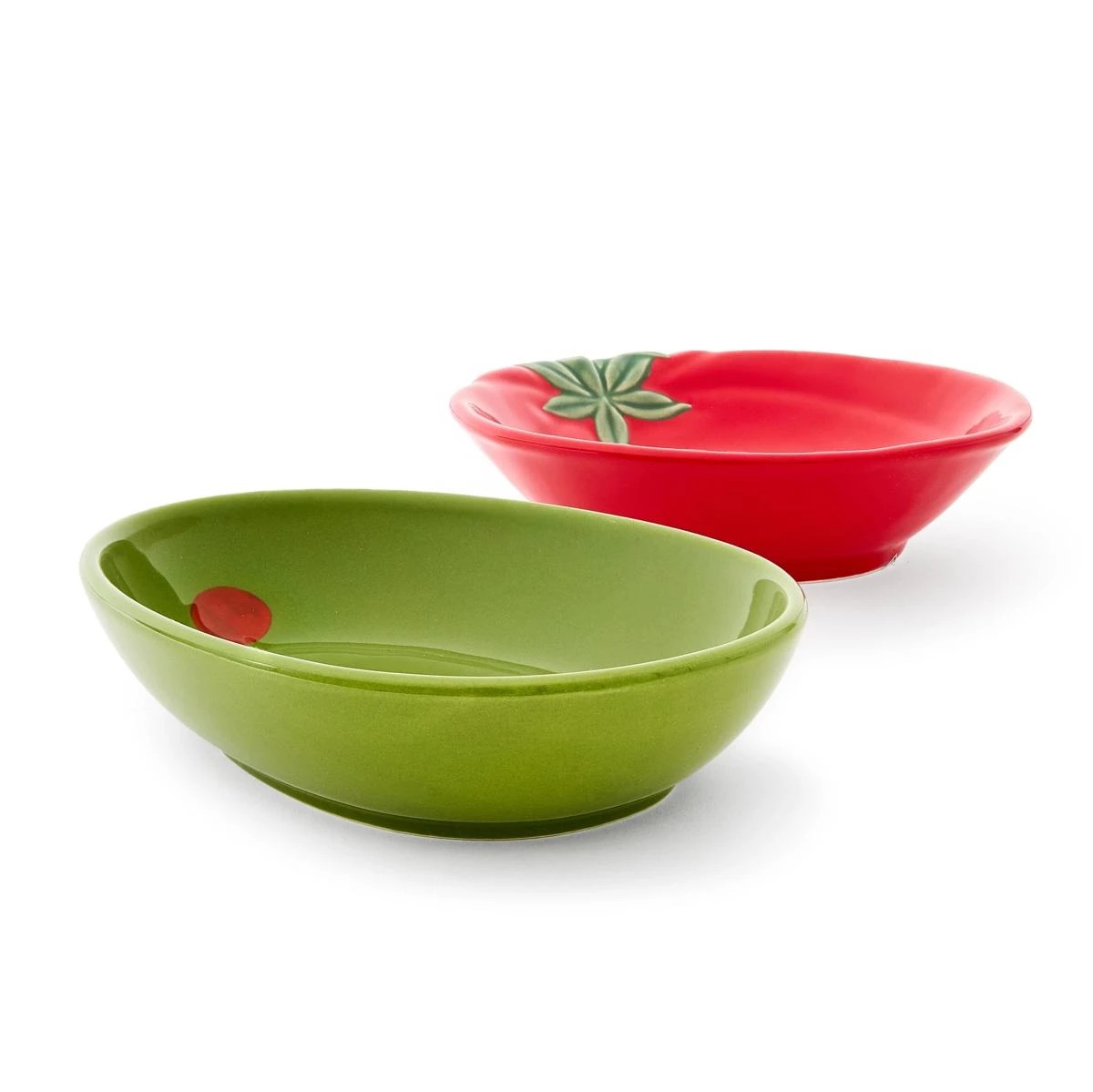 1 Set of 2 Olive & Tomato Bowls, 1 of 8