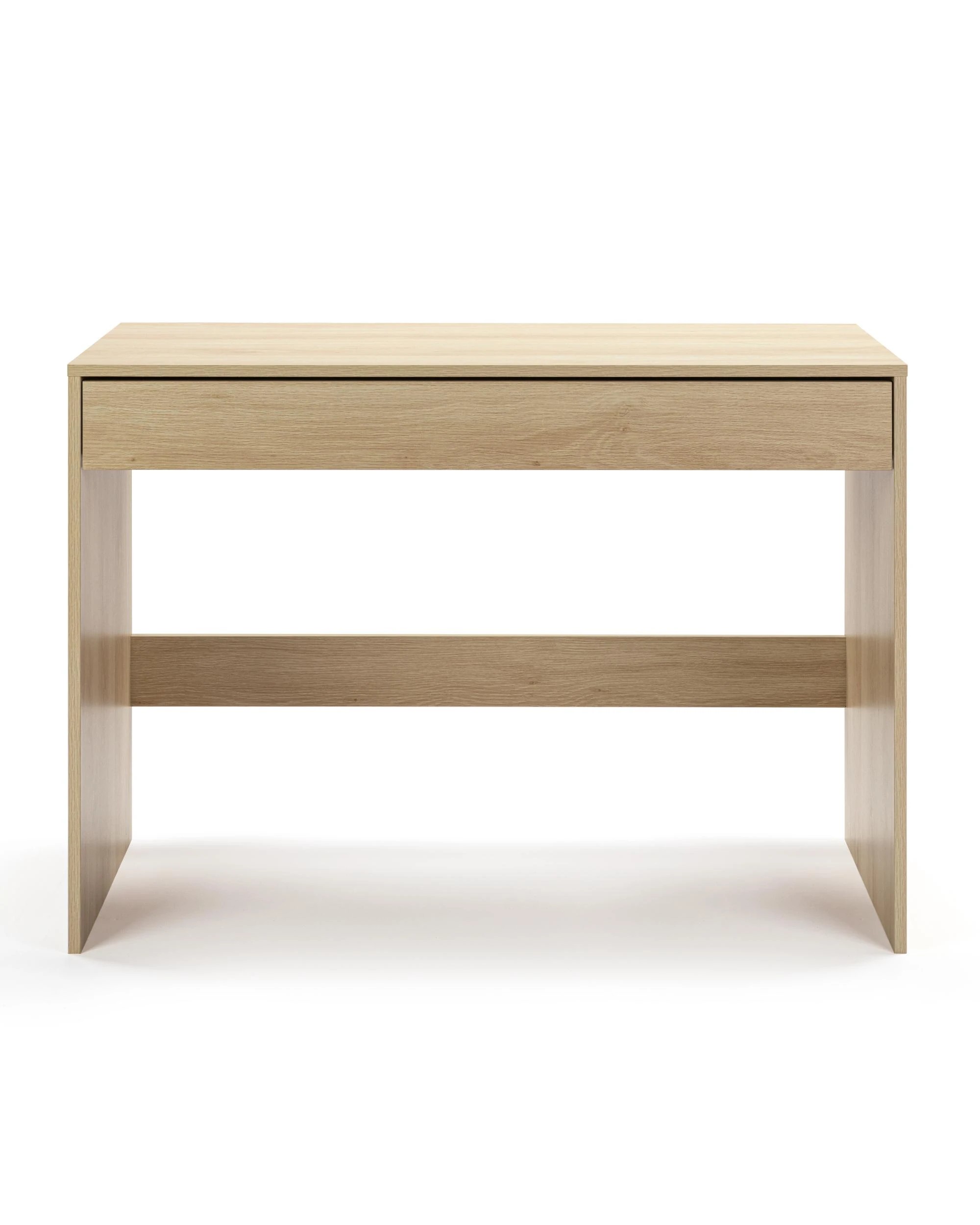 3 Kodu Belle Computer Desk Student Study Office Desk with Drawer - Natural, 3 of 8