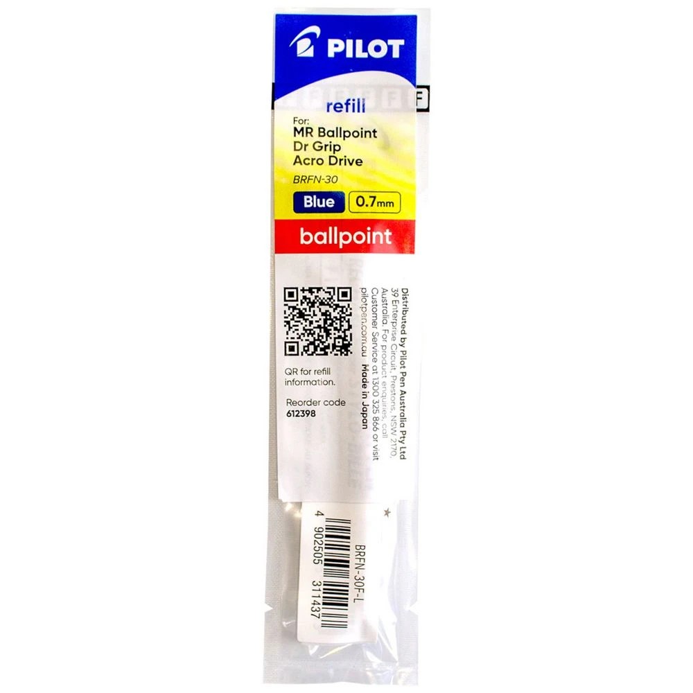 1 PILOT BRFN-30 Ballpoint Refill 0.7mm Blue, 1 of 6