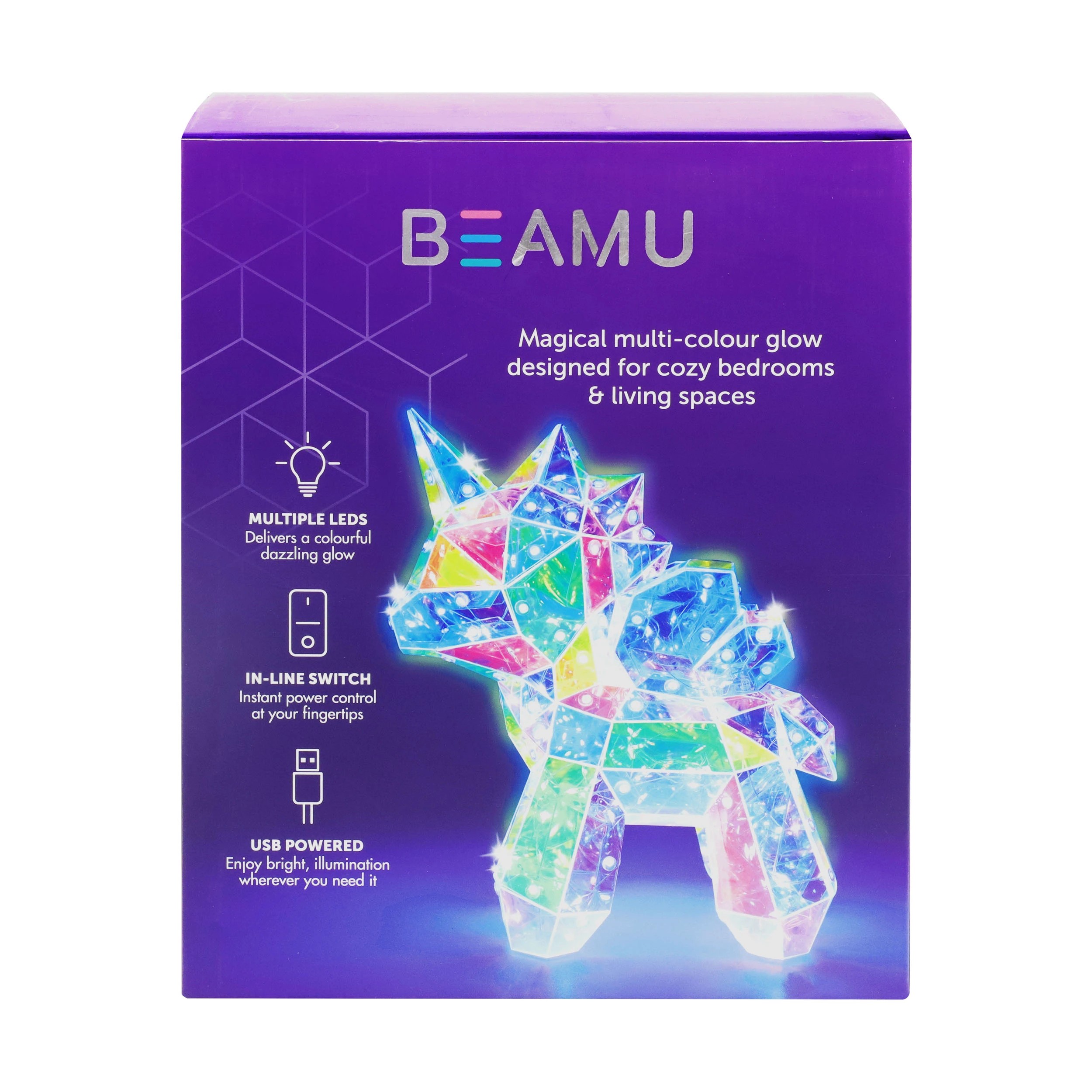 4 Beamu Hologlow Unicorn Lamp, 4 of 7