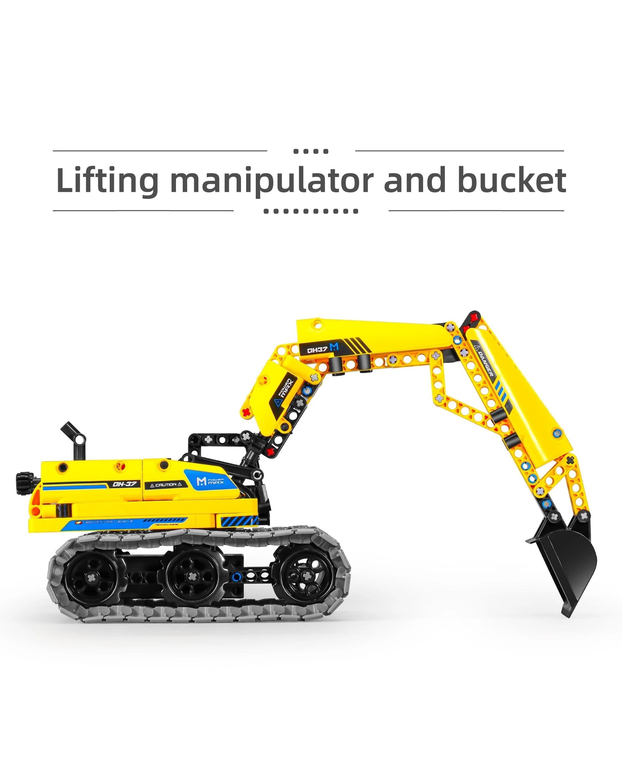 5 iM.Master Mechanical Master Remote Control Excavator and Robot 3-in-1 430 Piece Model Kit - 8037, 5 of 10