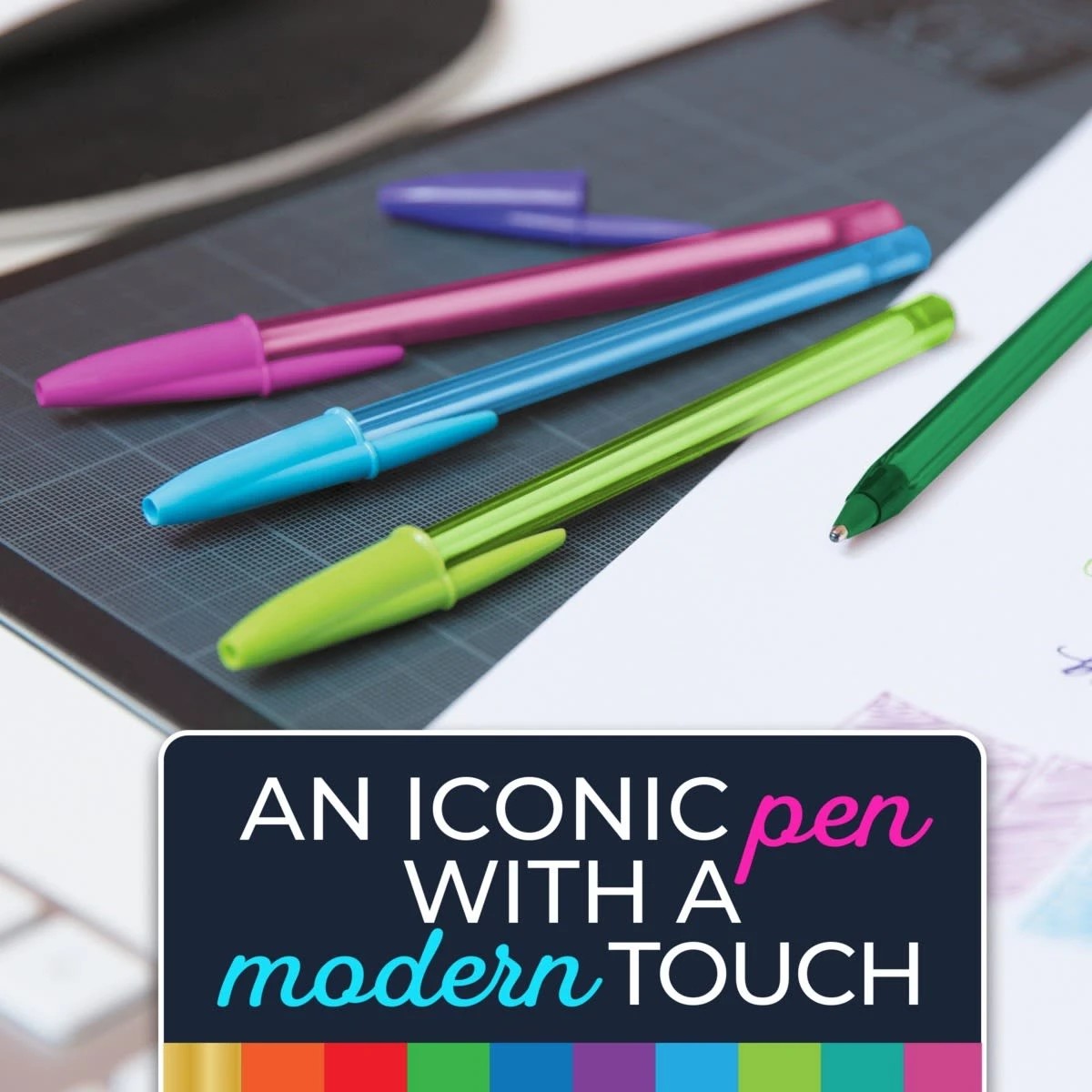 4 8 Pack BIC Cristal Fashion Ball Pens, 4 of 7