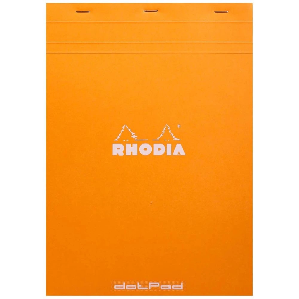1 Rhodia No. 18 A4 Dot Grid Pad Orange 80 Sheets, 1 of 4