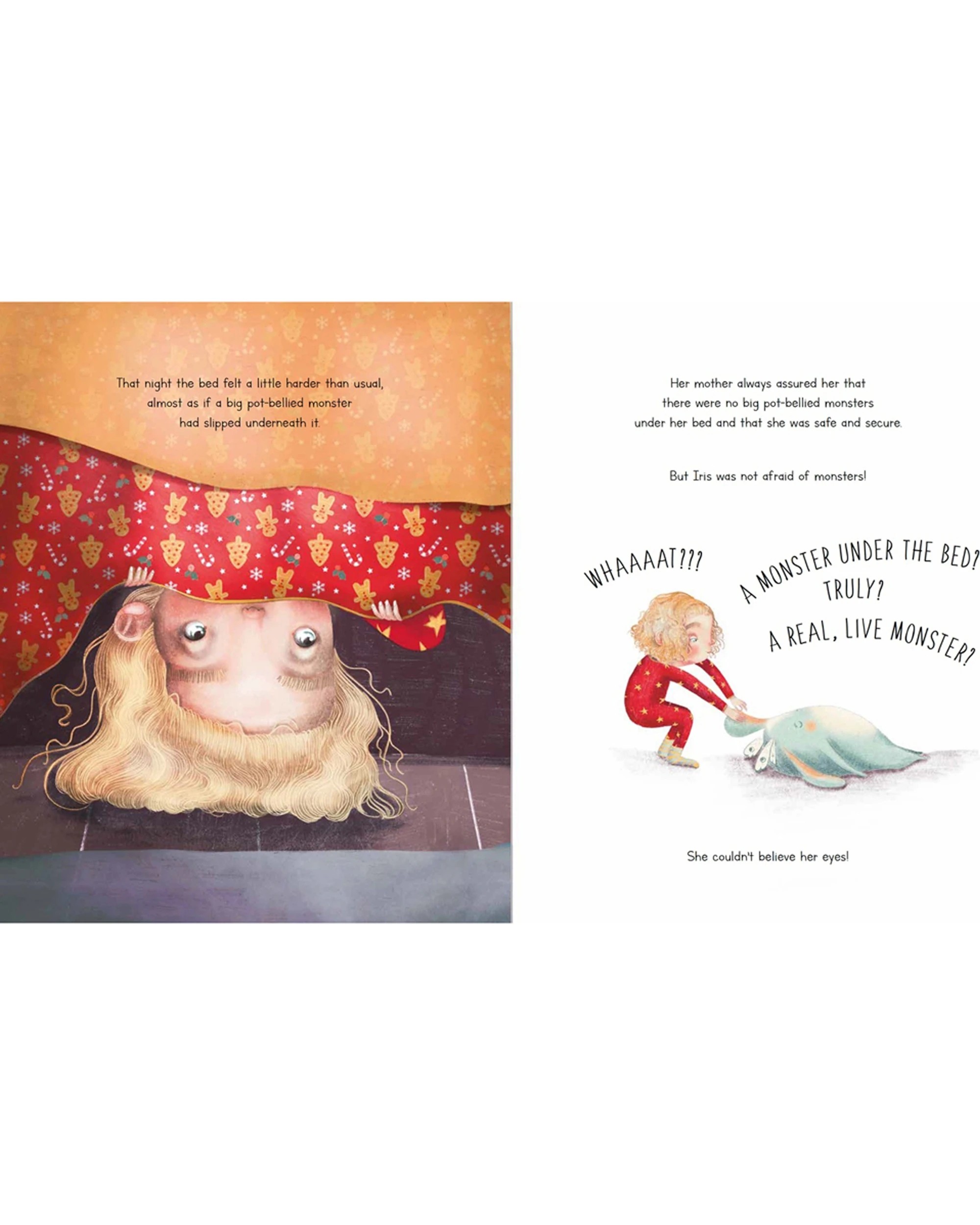 2 Sassi Story Book Kids Children Learning Christmas Upside Down - Multi, 2 of 3