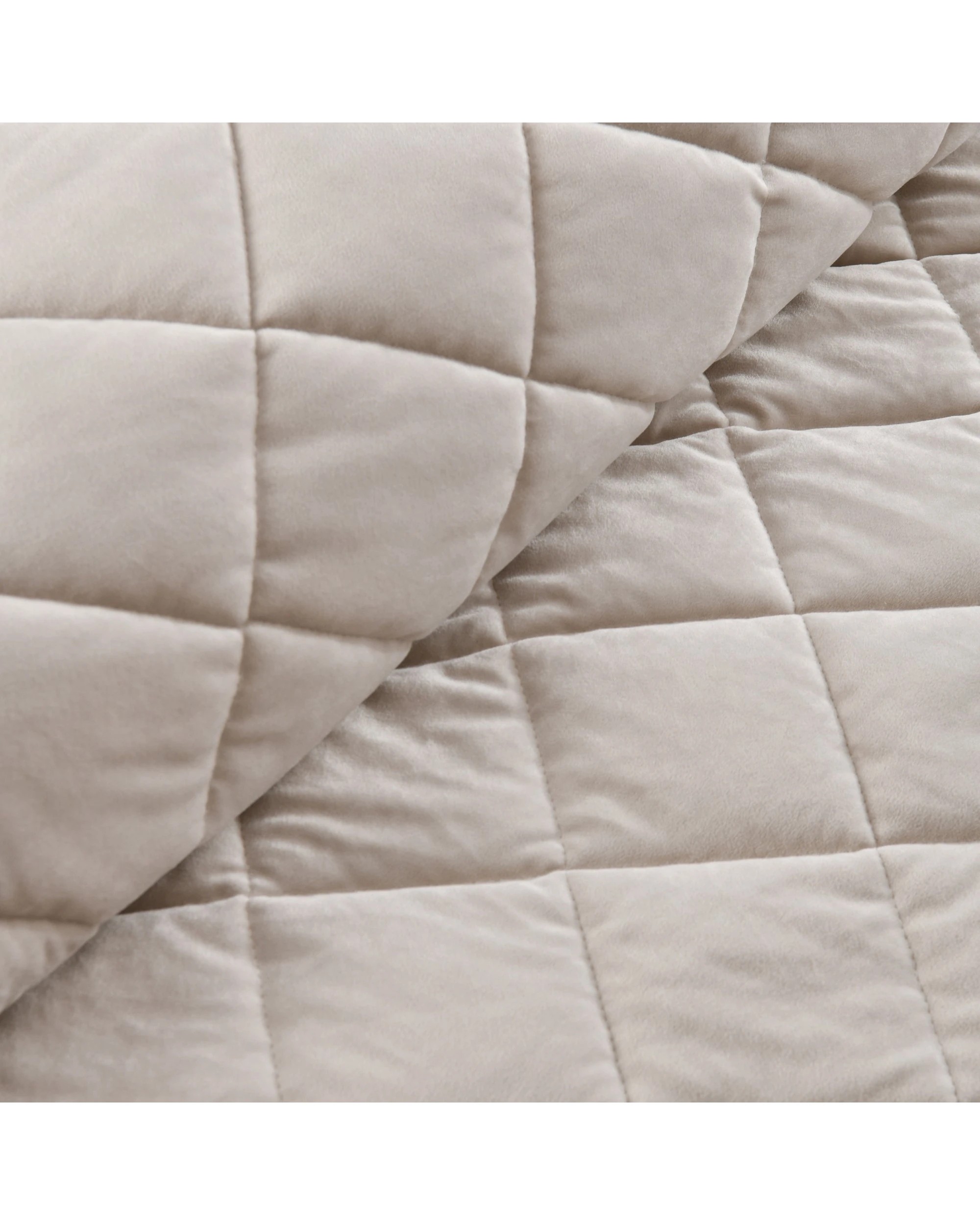 5 Dreamaker Haven Quilted Quilt Cover Set - Queen Bed - Stone, 5 of 9