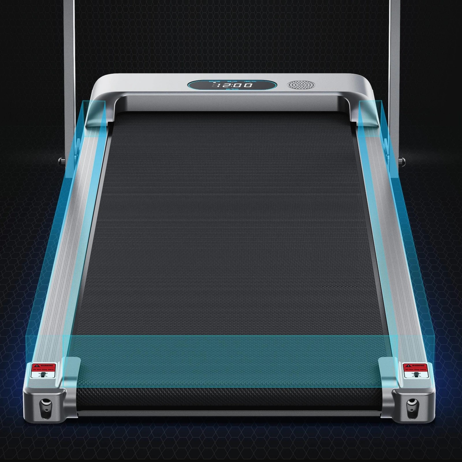 7 Black Lord Treadmill Electric Walking Pad Home Office Gym Fitness Foldable - Silver, 7 of 9