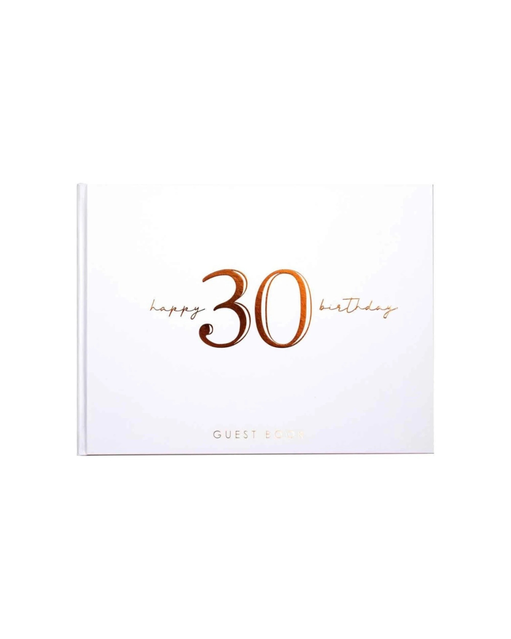 1 LMD Event Guest Book Happy 30th Birthday Rose - Gold, 1 of 1