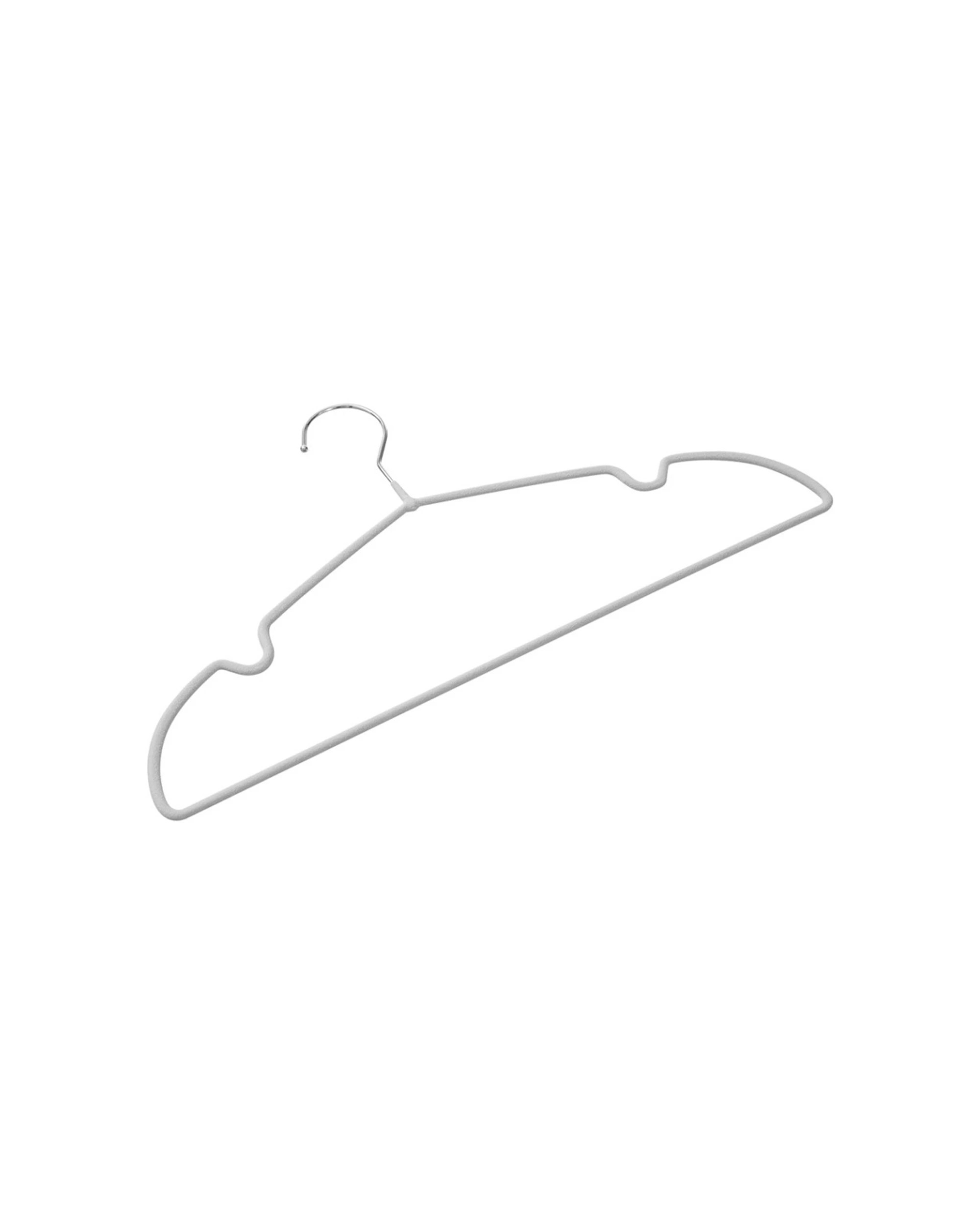 7 Boxsweden 6x 8PK Hangit Suede Wardrobe Clothes Hangers Non-Slip 40.5cm - Grey, 7 of 7