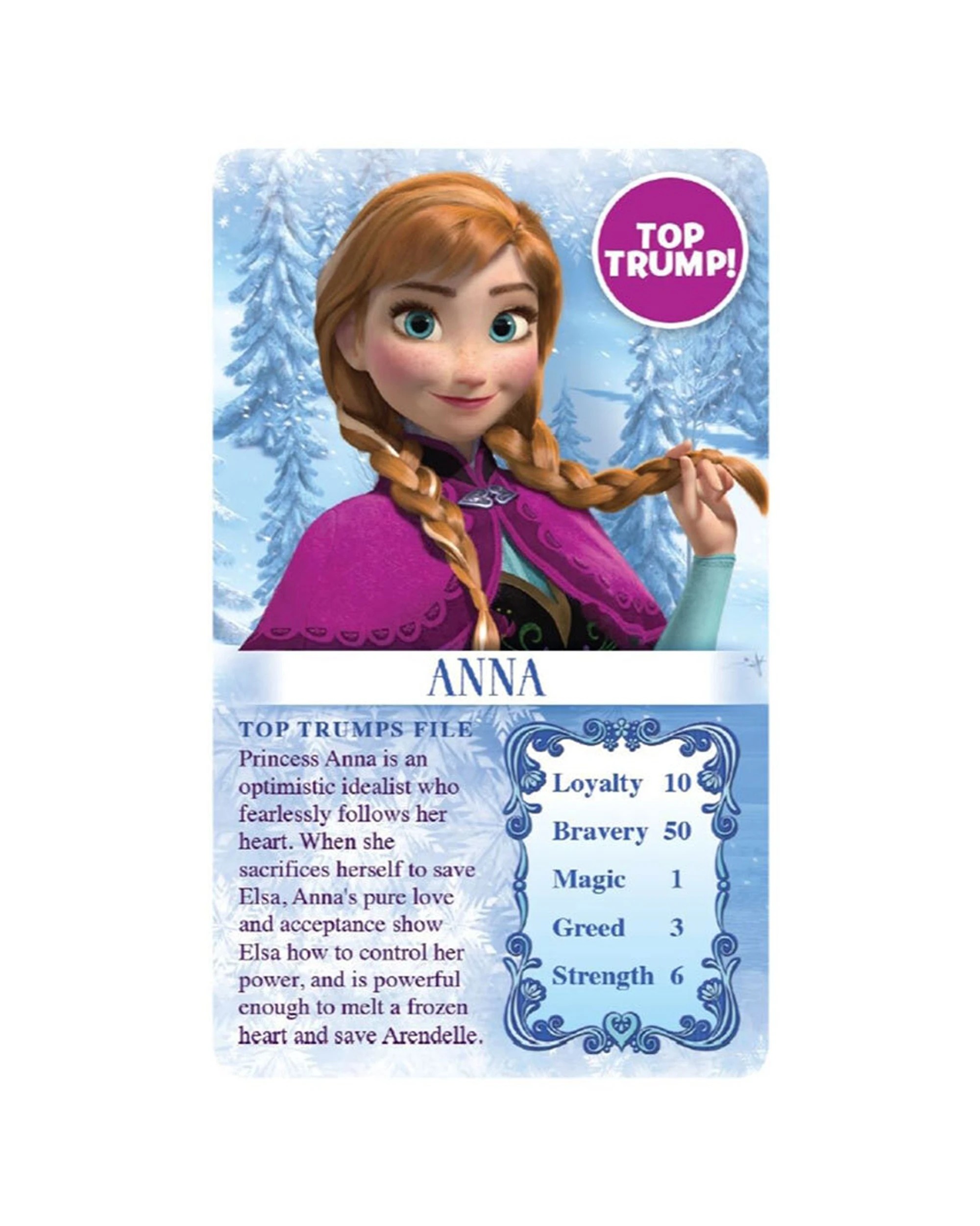 3 TOP TRUMPS Disney Frozen Card Game - Multi, 3 of 4