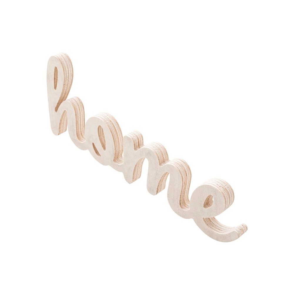 3 Born Plywood Sign Home, 3 of 4