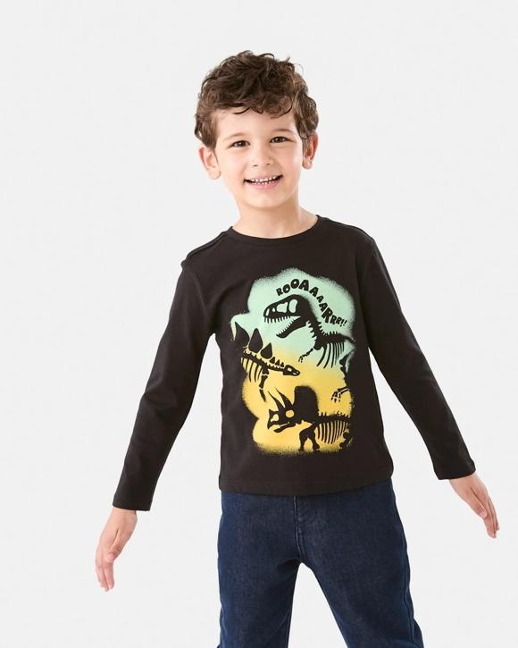 Long Sleeve Print T-shirt