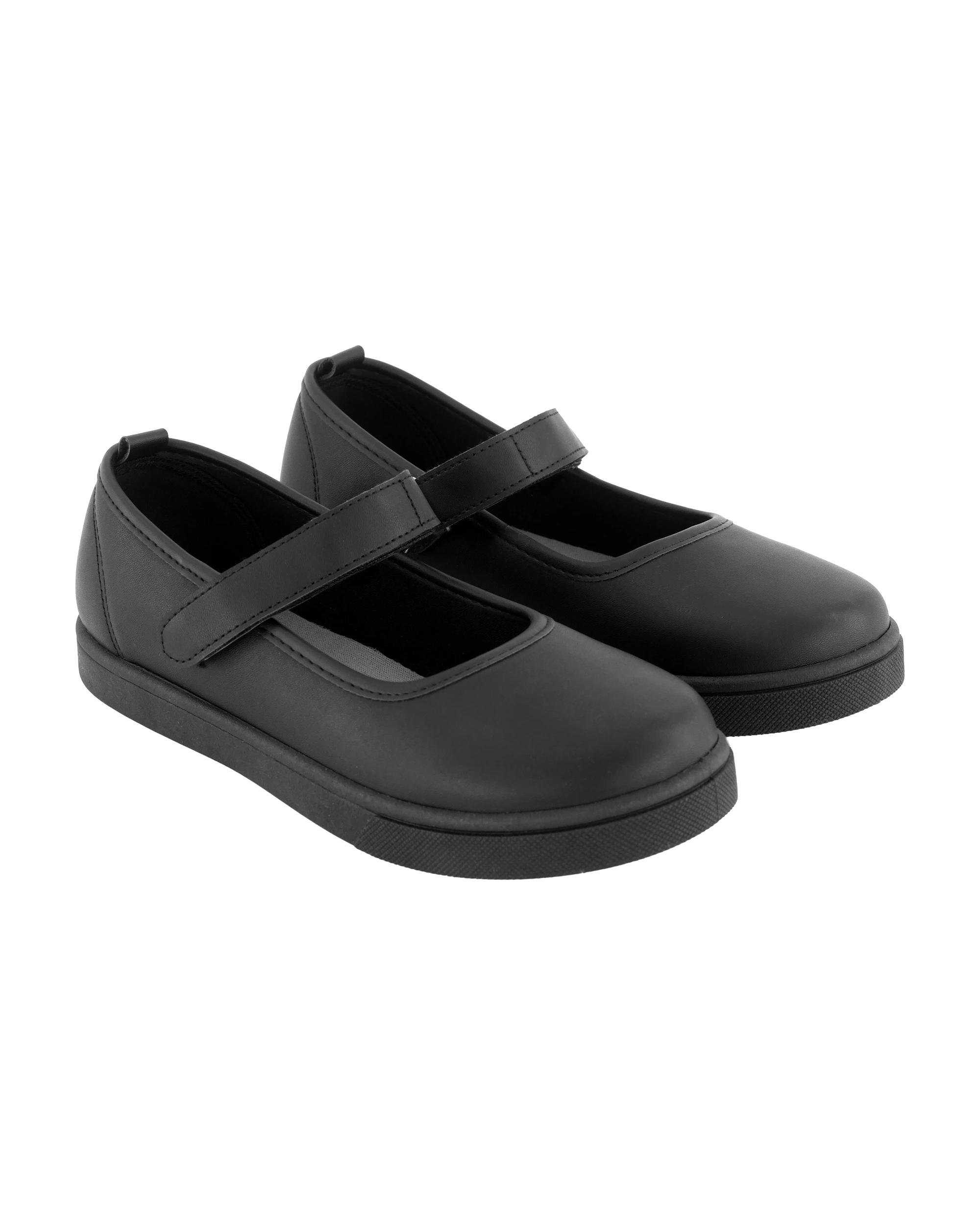4 Senior A-Bar School Shoes Black, 4 of 5