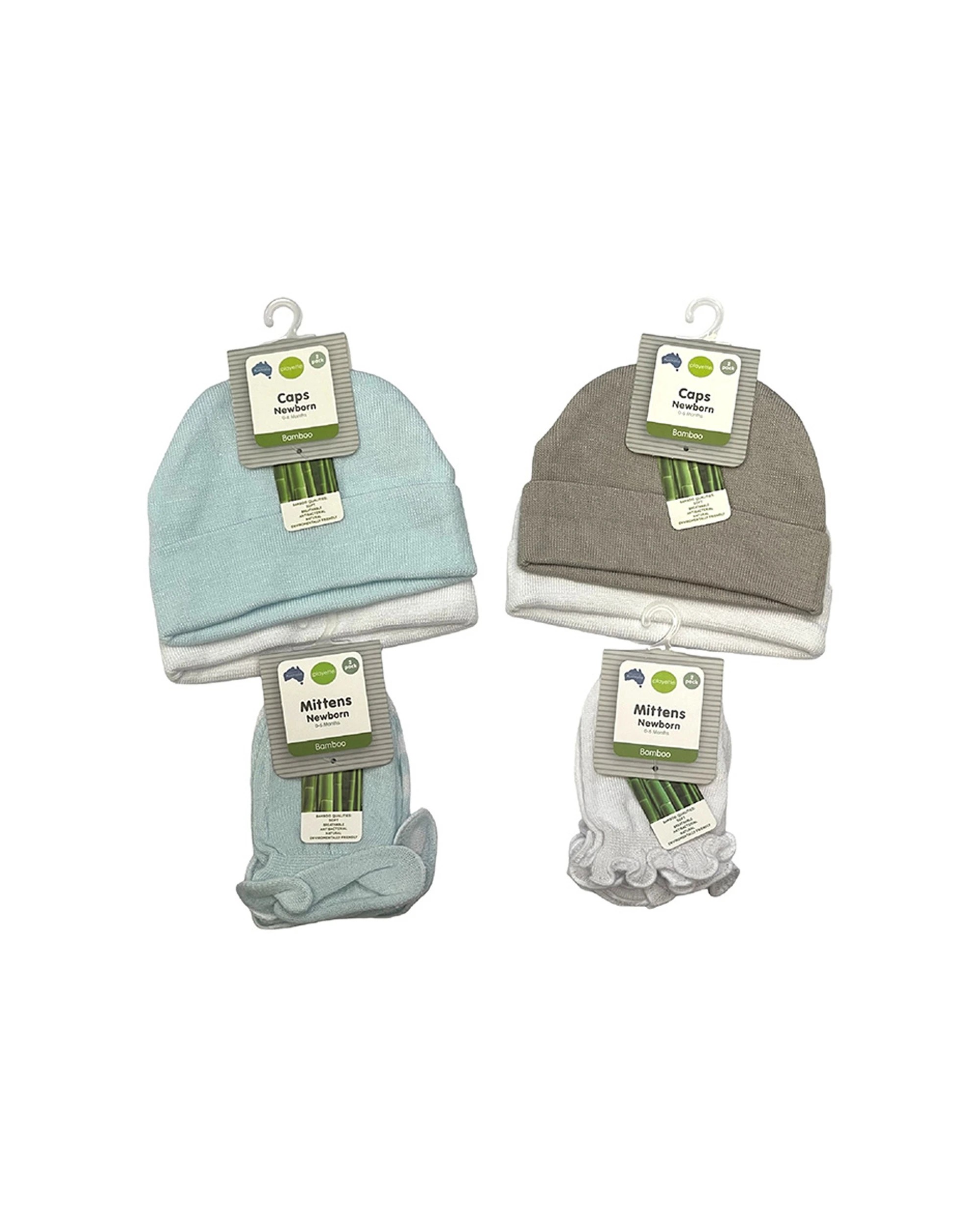1 Playette Bamboo Newborn Bundle - 0-6 Months - Multi, 1 of 5