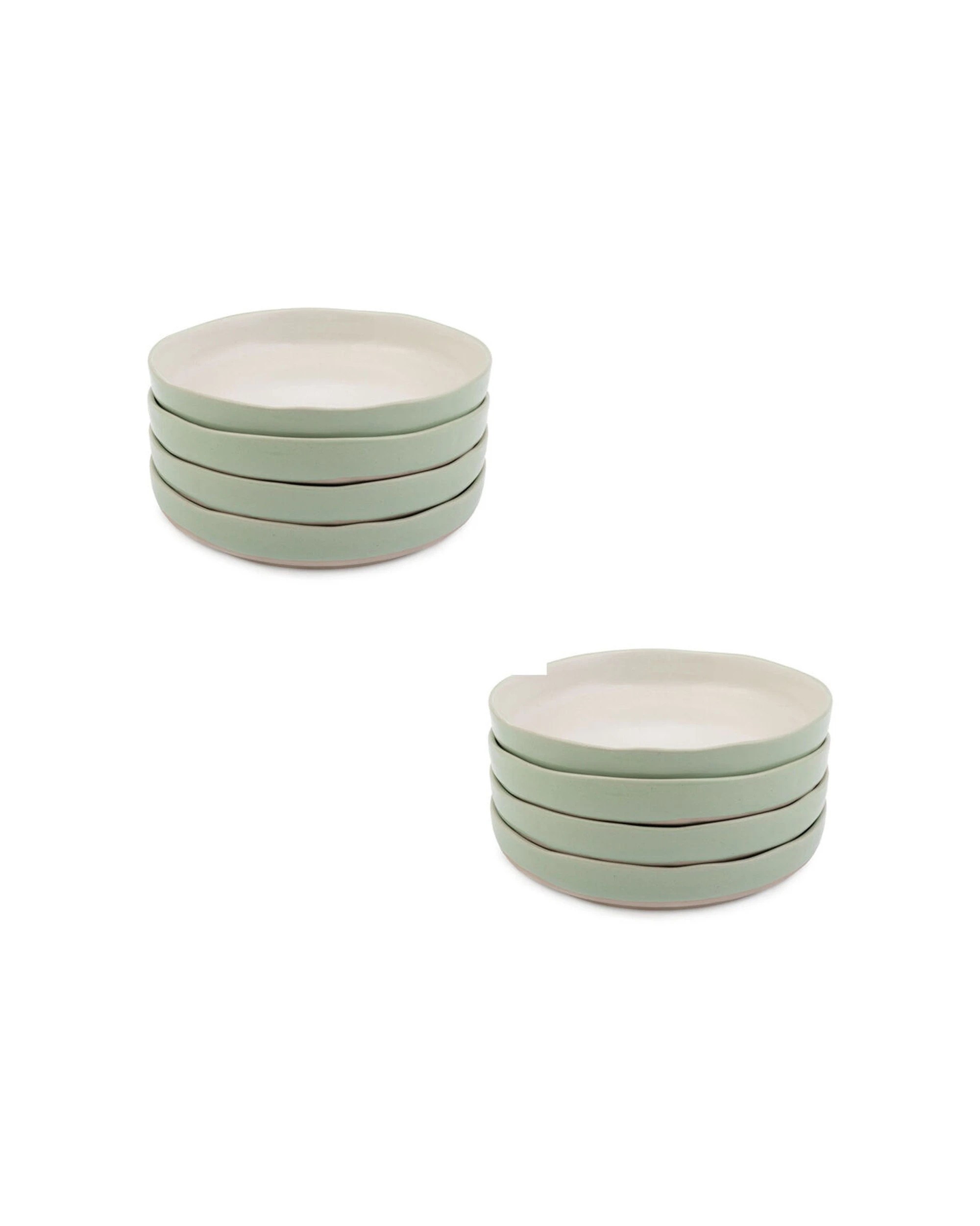 1 Jamie Oliver 2x 4pc Stoneware Big Love Dishy Bowl Set 22cm Durable Stone - Multi, 1 of 6