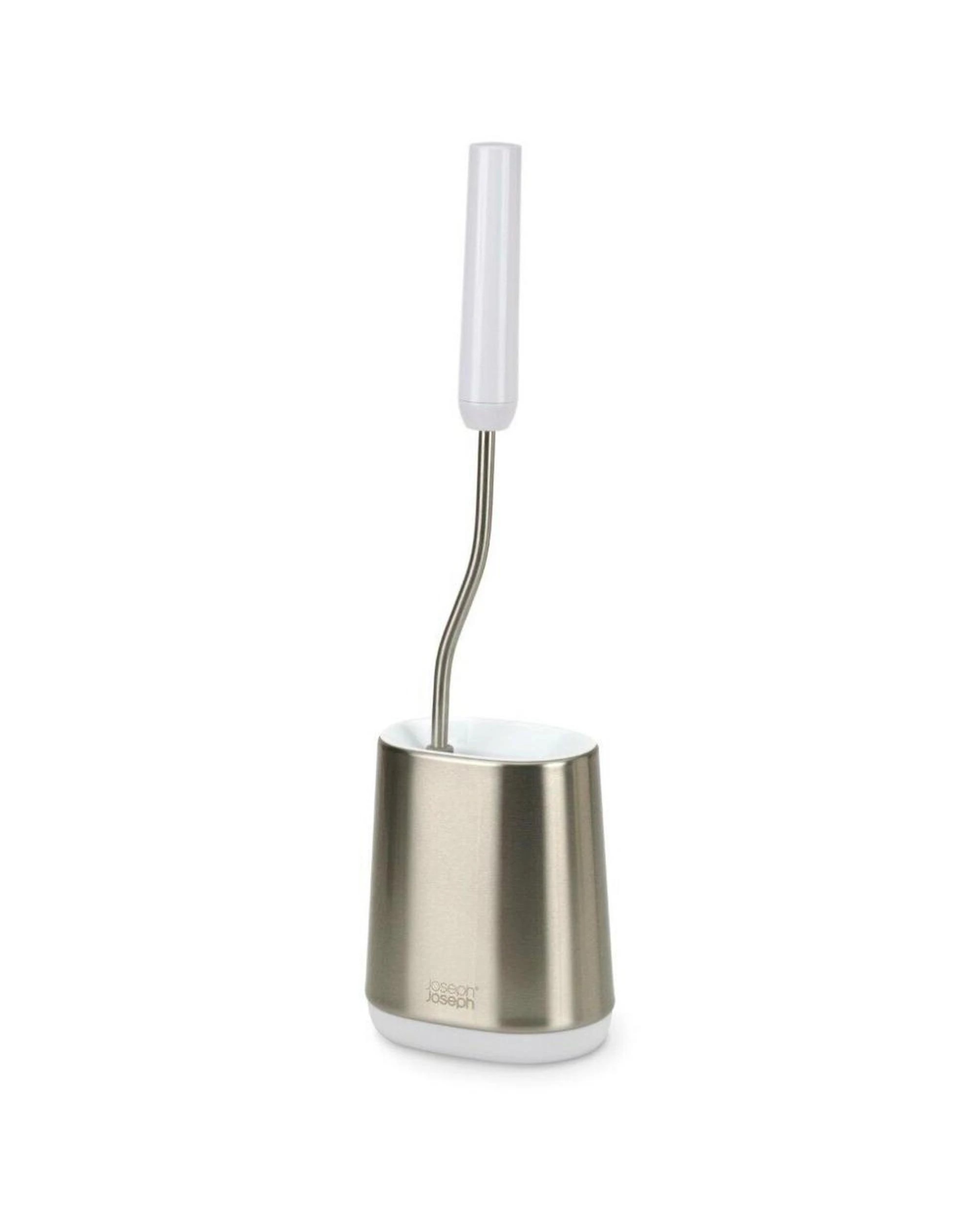 2 Joseph Joseph Flex Lite Steel Toilet Brush With Holder, 2 of 10