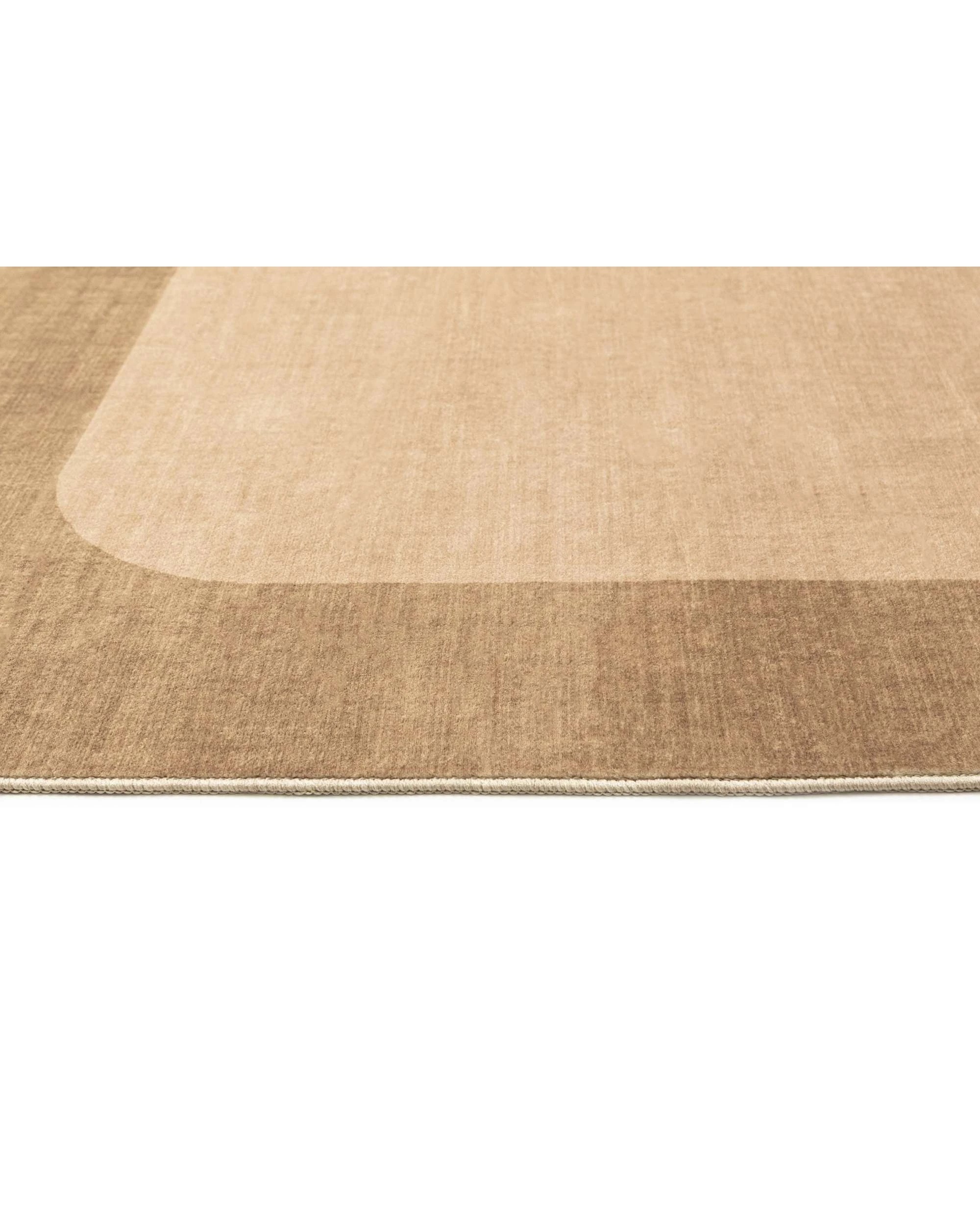 6 Loopsie Ibiza Washable Border Rug-320cm x 230cm - Brown, 6 of 7