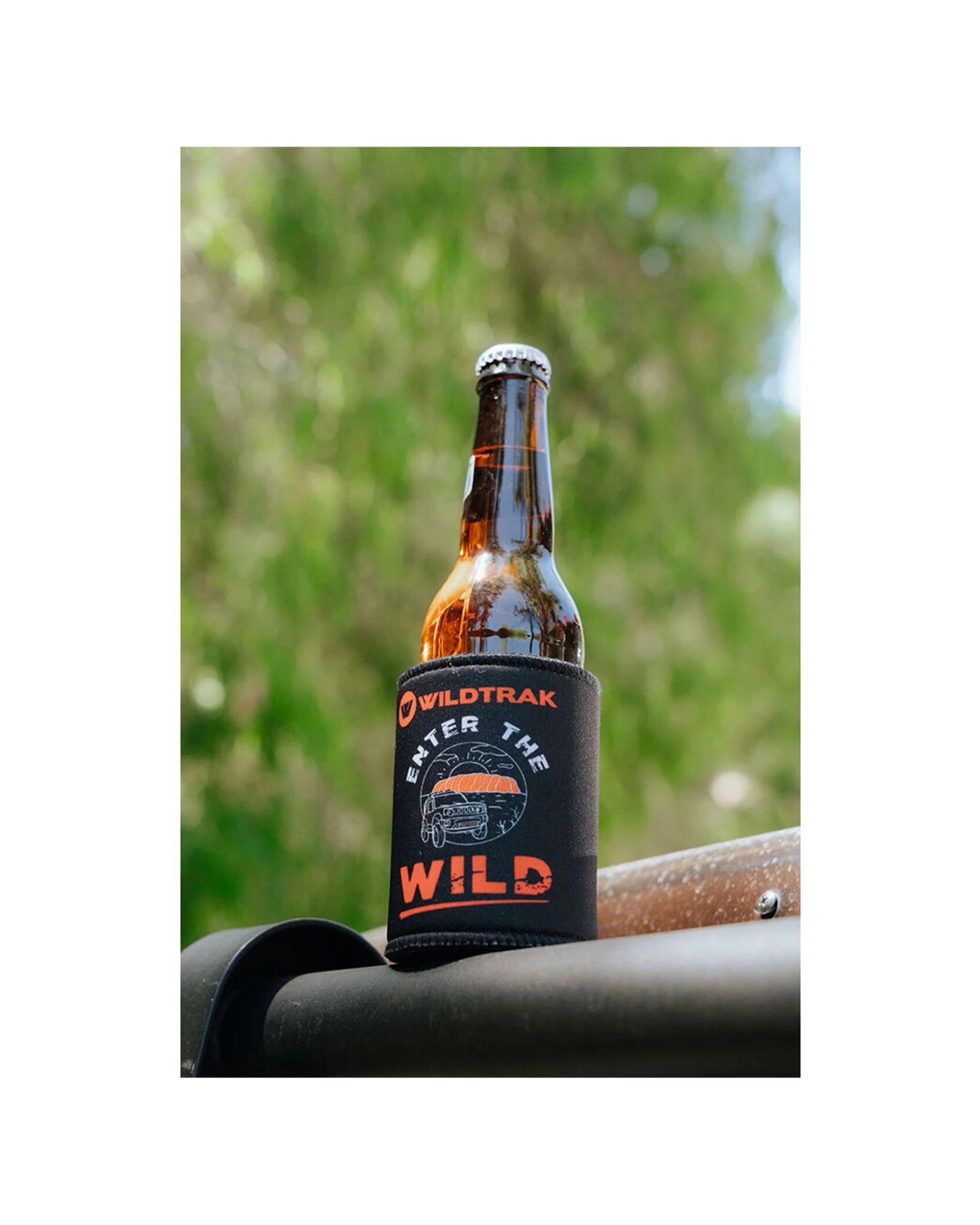 4 Wildtrak Enter The Wild Bottle And Can Stubbie Holder Magnetic Drink Cooler - Black, 4 of 5