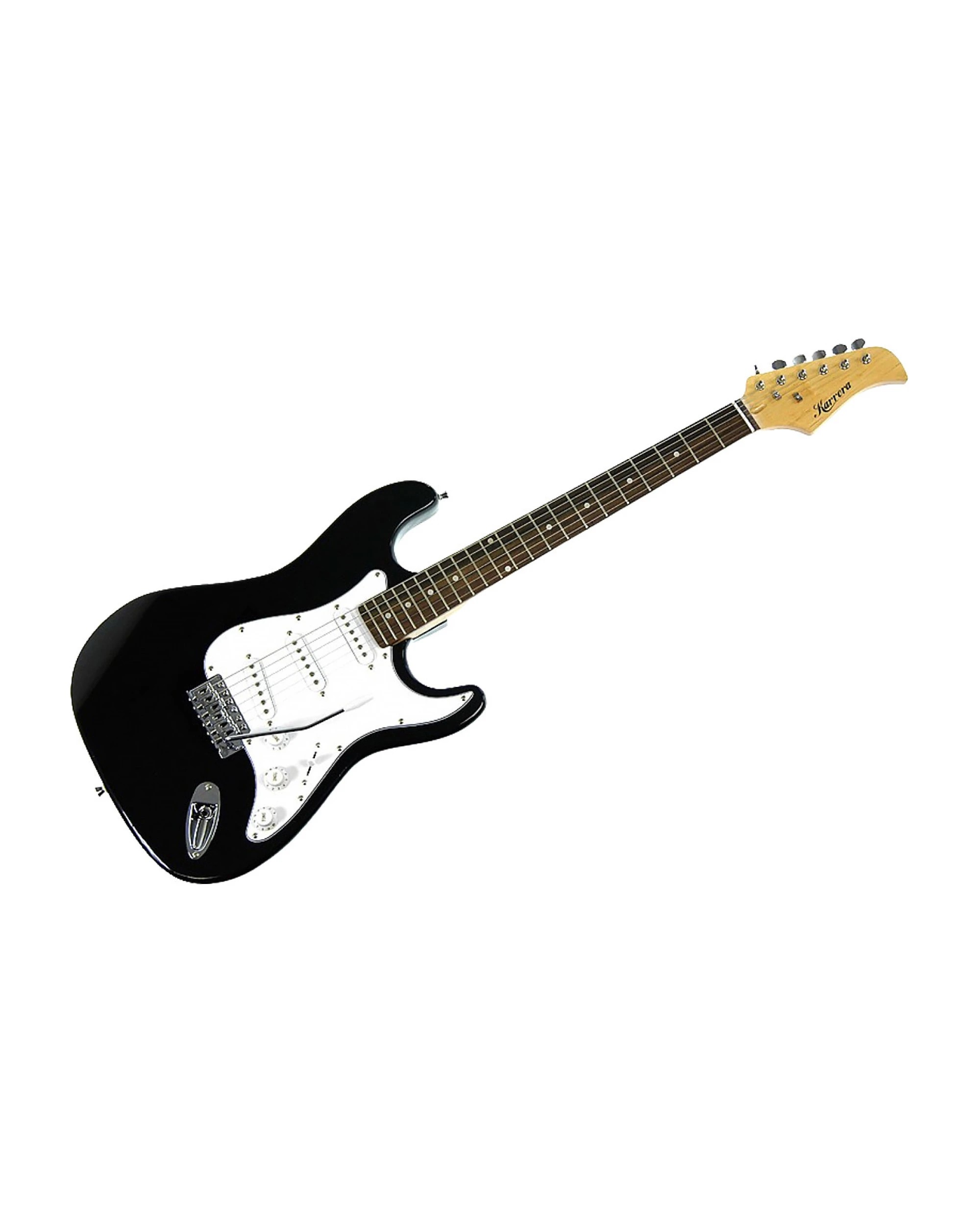 1 Karrera Electric Guitar Music 6-String Instrument Full Size Black, 1 of 5