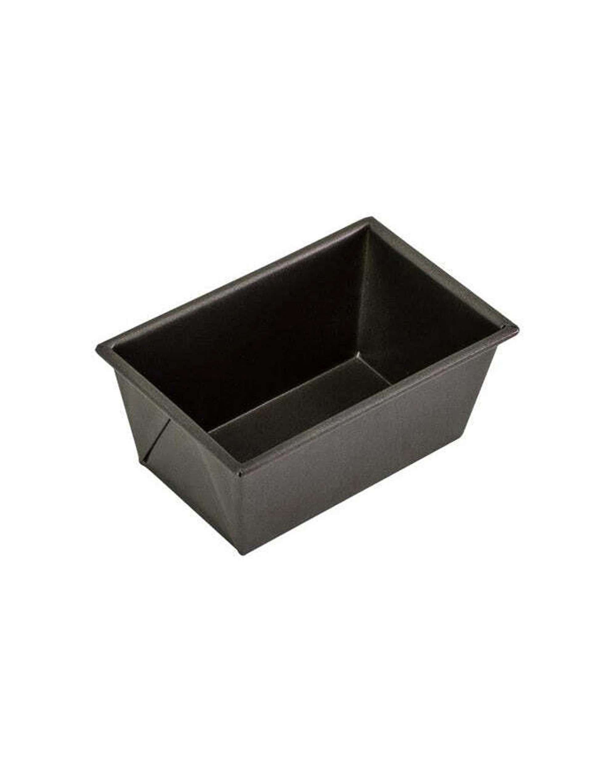 1 Bakemaster Box-Sided Carbon Steel 15x9cm Loaf Pan Double Non-Stick Oven Safe - Black, 1 of 1