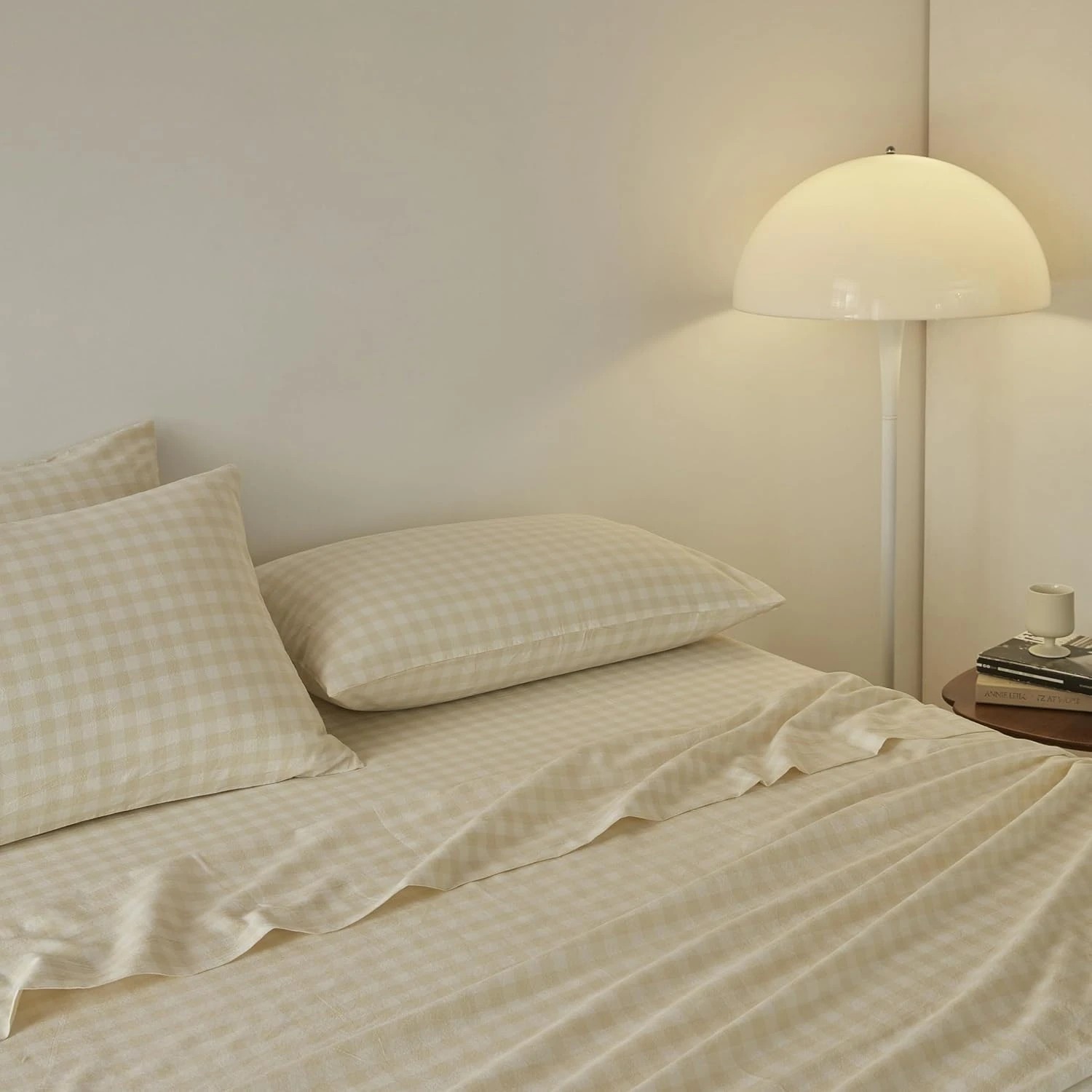 2 Gioia Casa Yarn-Dyed Vintage Washed Cotton Sheet Set - King Bed - Oatmeal, 2 of 4