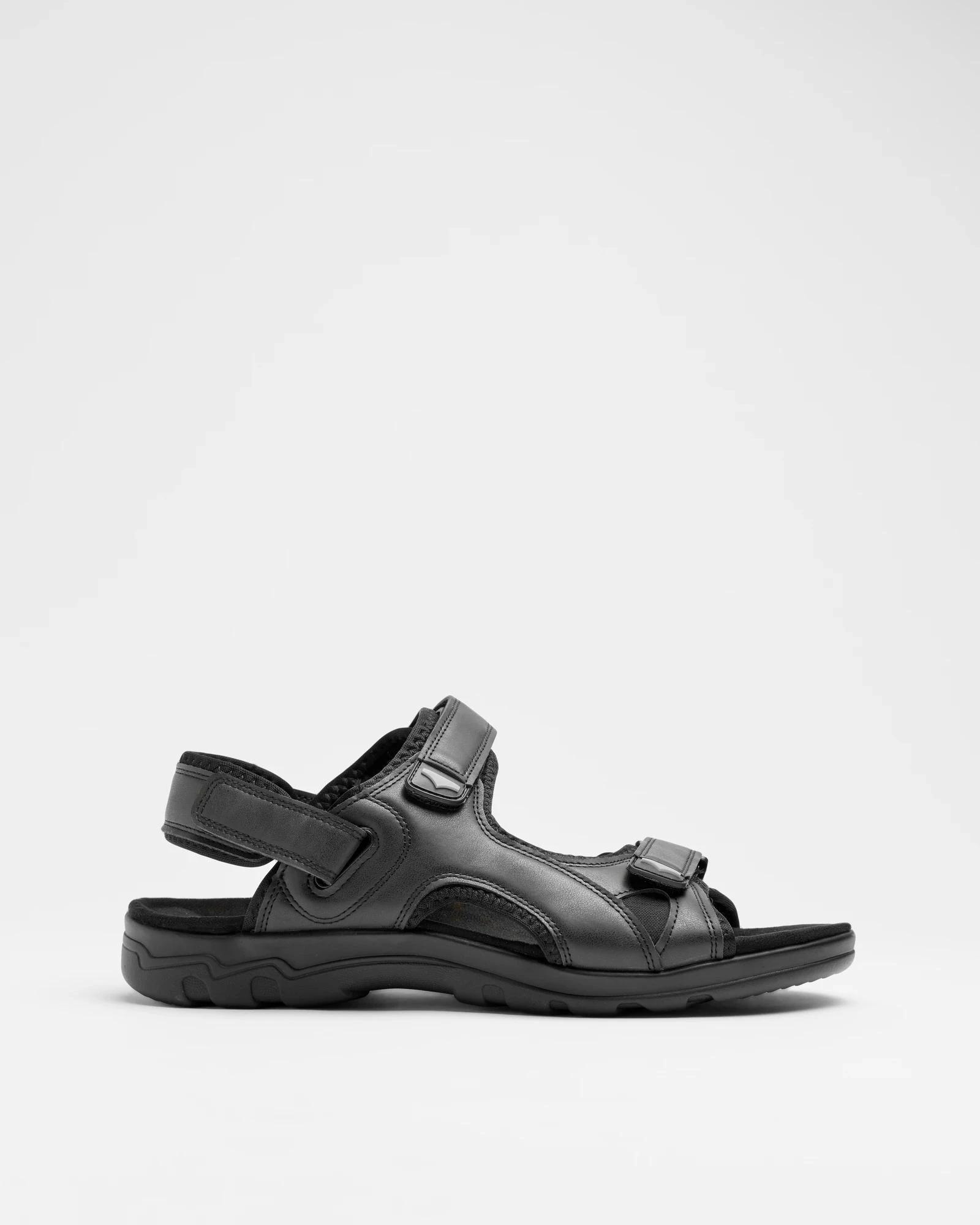 1 Target Man Mens Comfort Sandals - Saul BLACK, 1 of 3