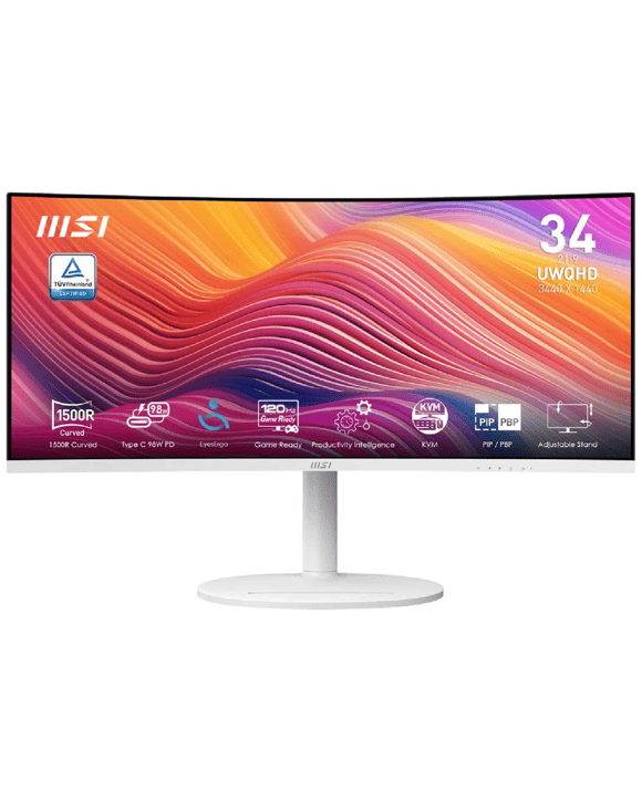 MSI Modern 34 UWQHD 120Hz USB-C 98W PD Monitor MD342CQPW