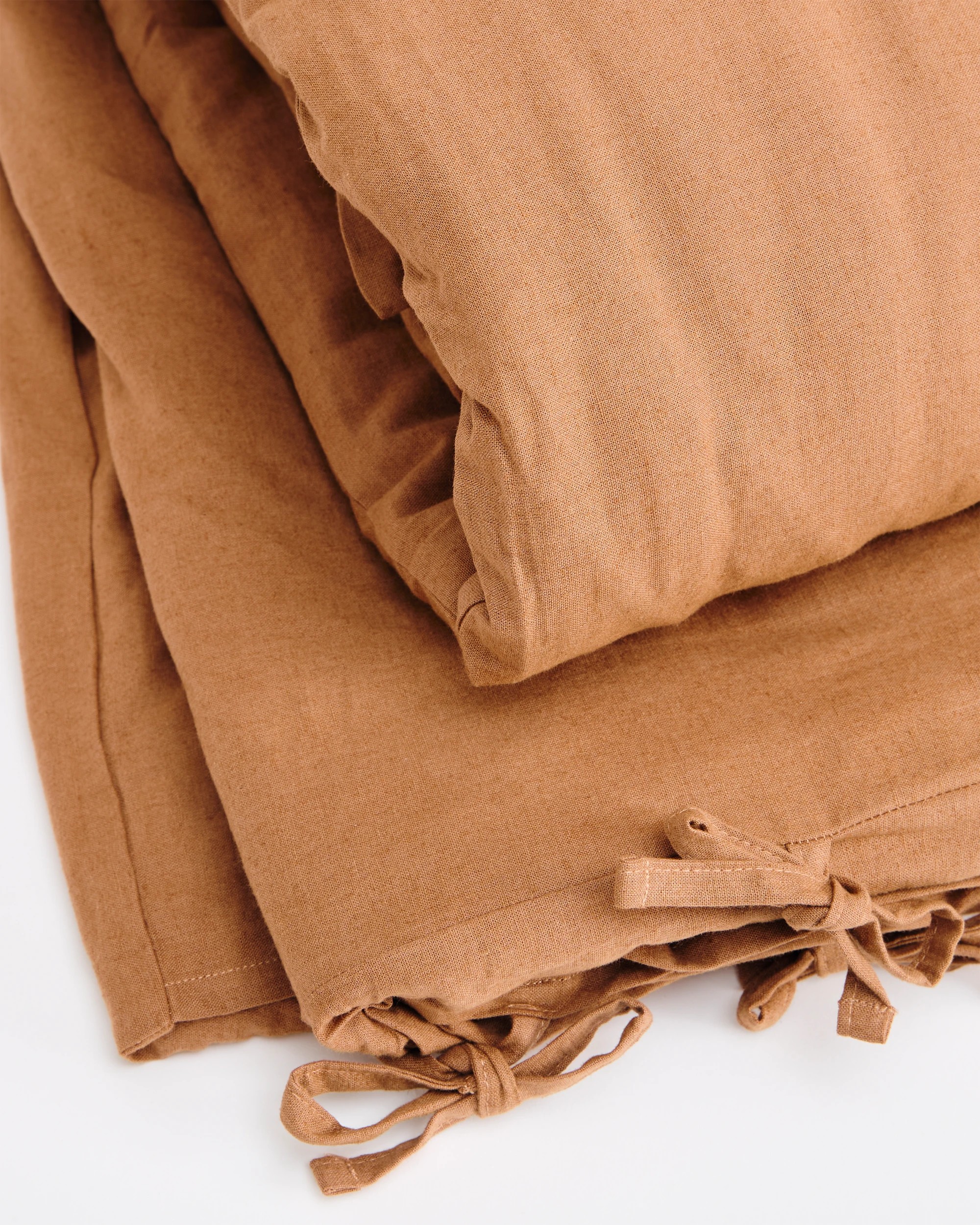 5 Target Laynie Linen/Cotton Quilt Cover Set - Queen Bed - Brown, 5 of 8