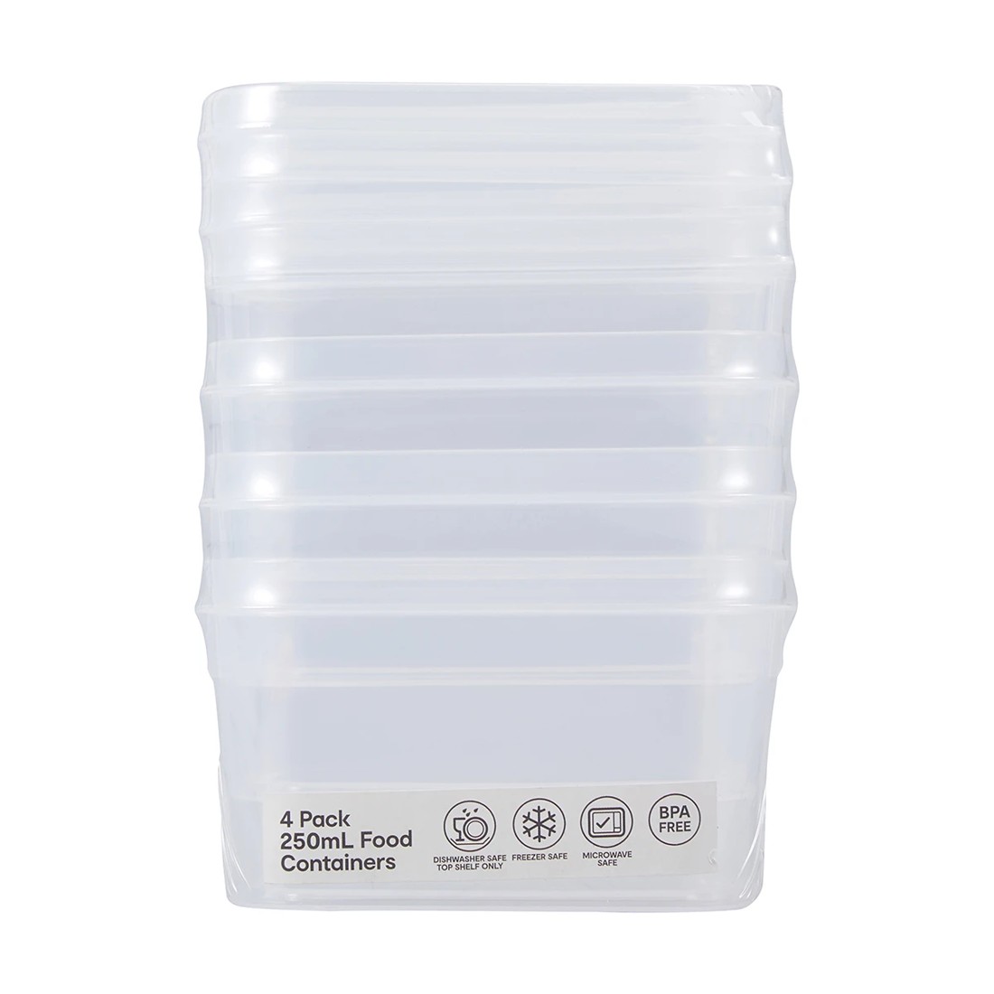 5 4 Pack 250ml Food Containers, 5 of 5