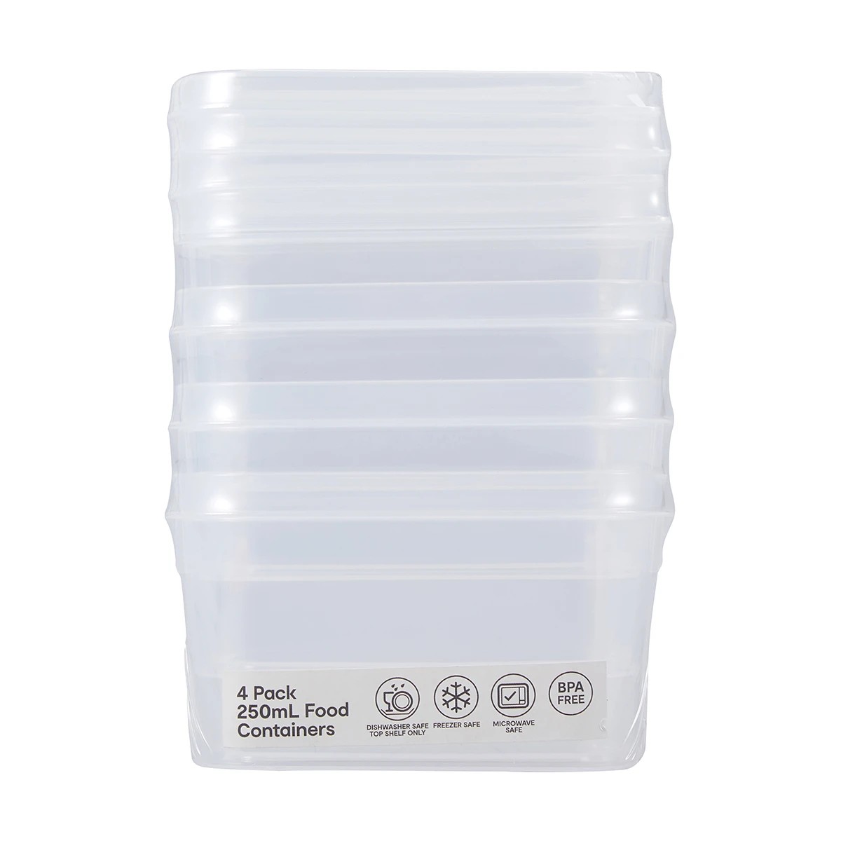 5 4 Pack 250ml Food Containers, 5 of 5