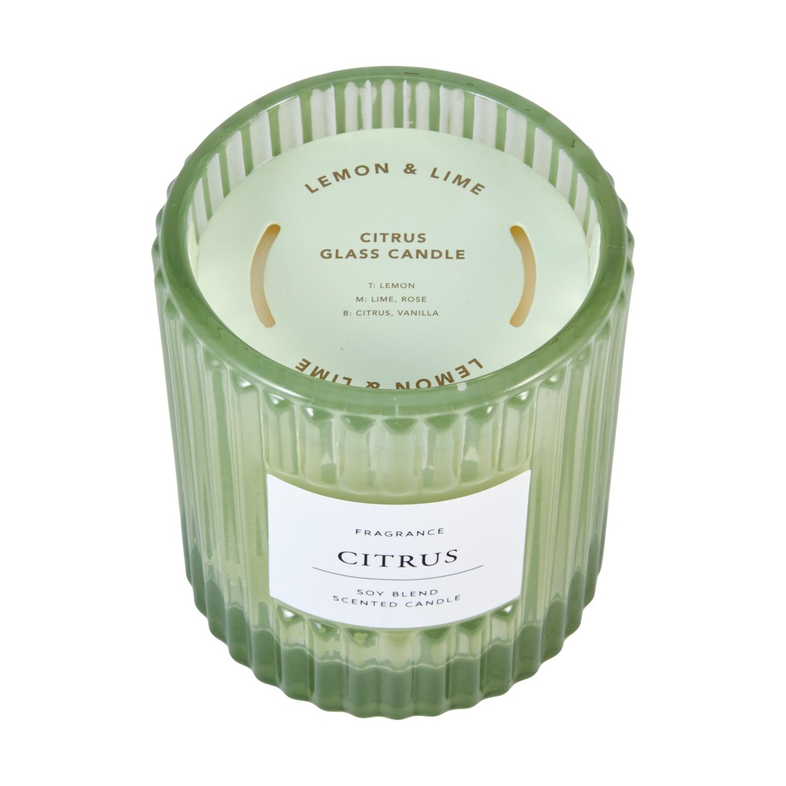 4 Citrus Glass Candle, 4 of 4