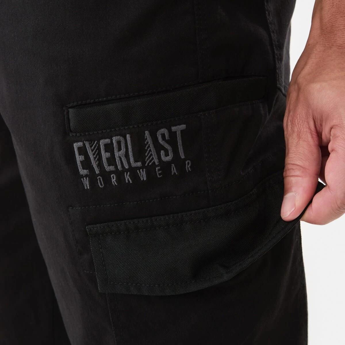 4 Everlast Work Canvas Joggers BLACK, 4 of 7