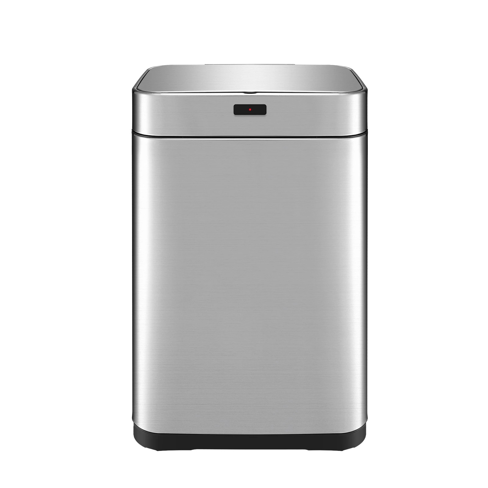 2 Ausway 75L Dual Rubbish Bin Dustbin Recycling Kitchen Waste Trash Garbage Can Motion Sensor Stainless Steel Silver, 2 of 5