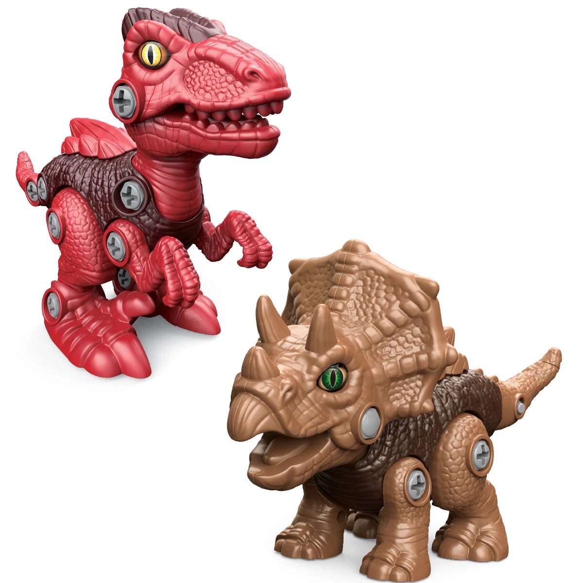 6 Construct-it Build-ables Dinosaurs 2 In 1 Jurassic, 6 of 6