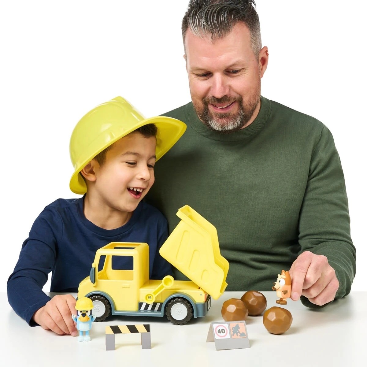 9 Bluey's Dump Truck With Exclusive Hard-Hat Bluey and Muddy Bingo Figures Set, 9 of 10