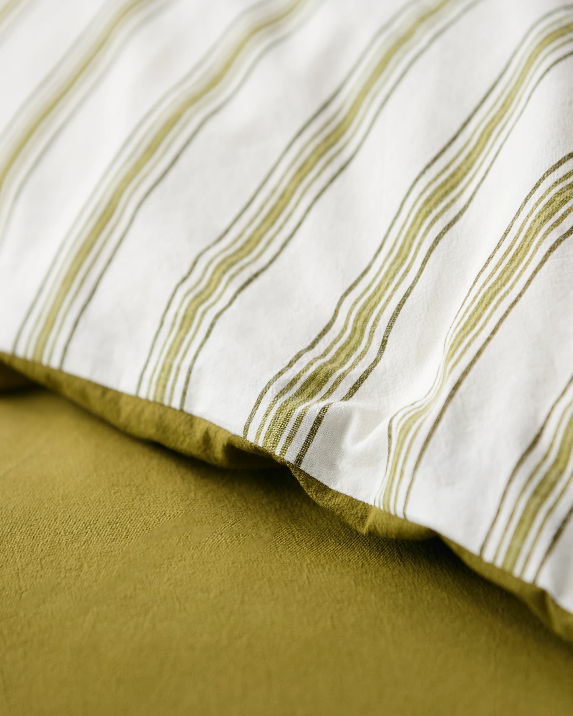 5 Arlo Cotton Stonewash Quilt Cover Set - Super King Bed - Green, 5 of 8