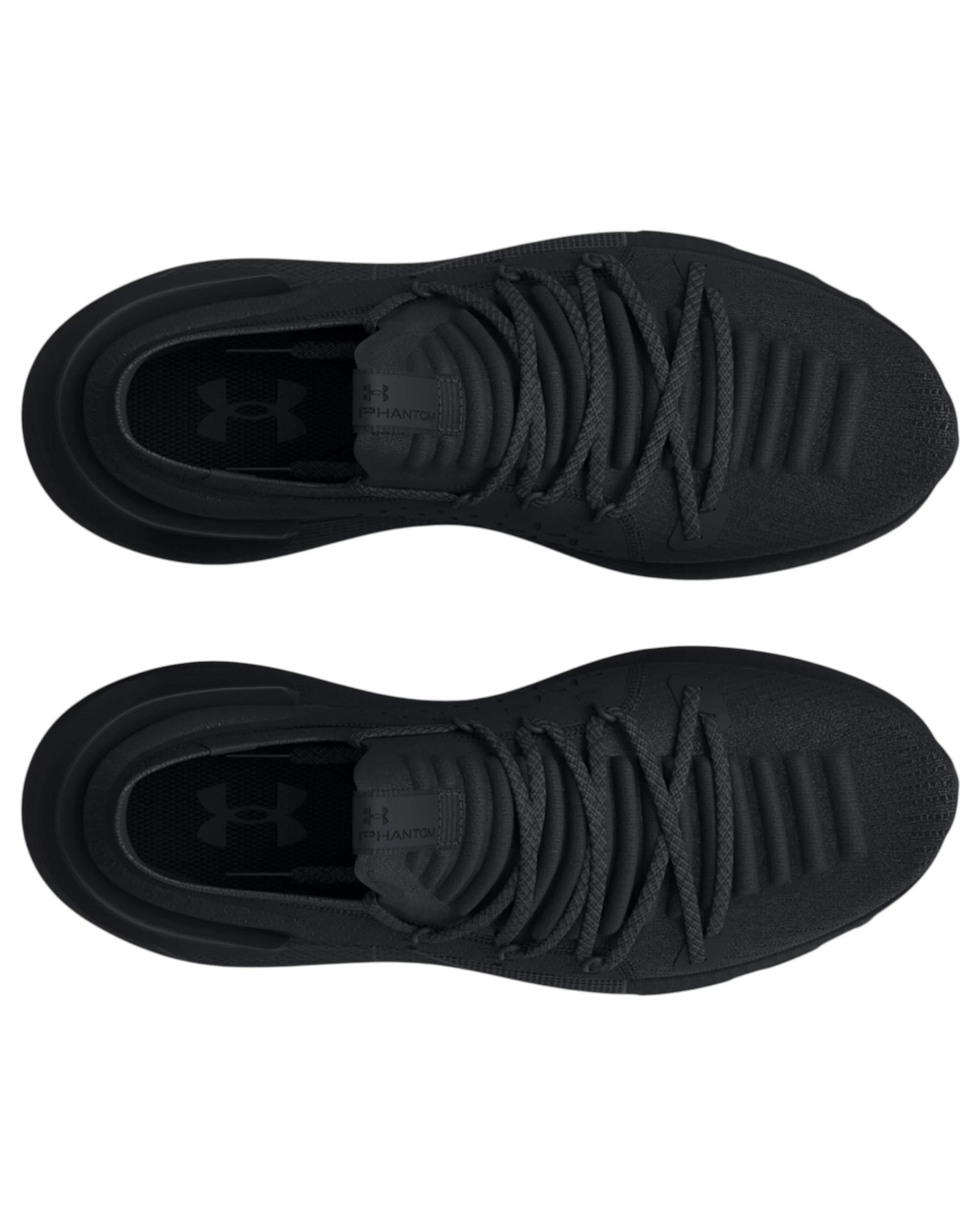 5 Under Armour Womens HOVR Phantom 3 Triple Black Athletic Shoes BLACK, 5 of 5