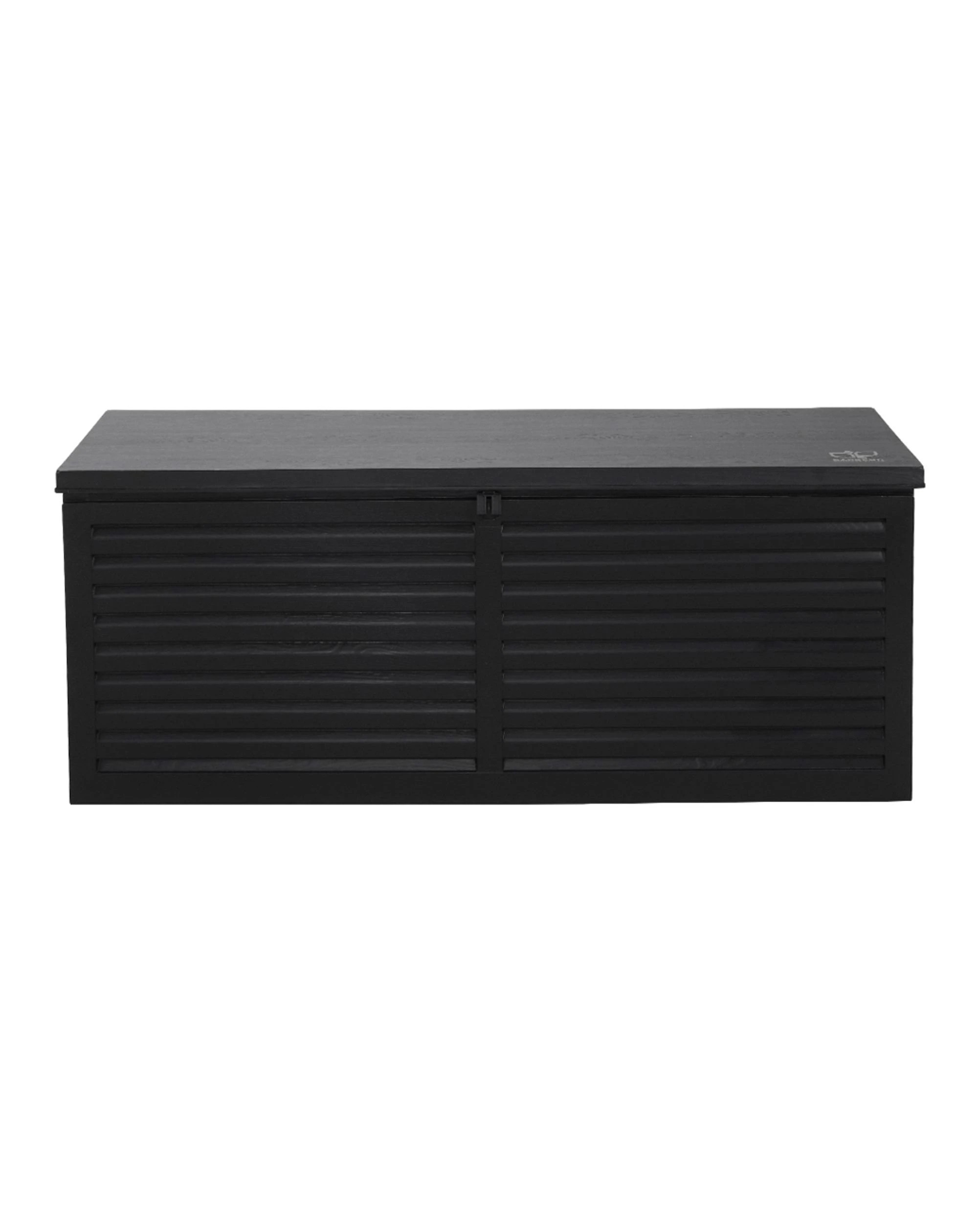 3 Gardeon Outdoor Storage Box 390L Container Lockable Garden Bench Shed Tools Toy - Black, 3 of 8