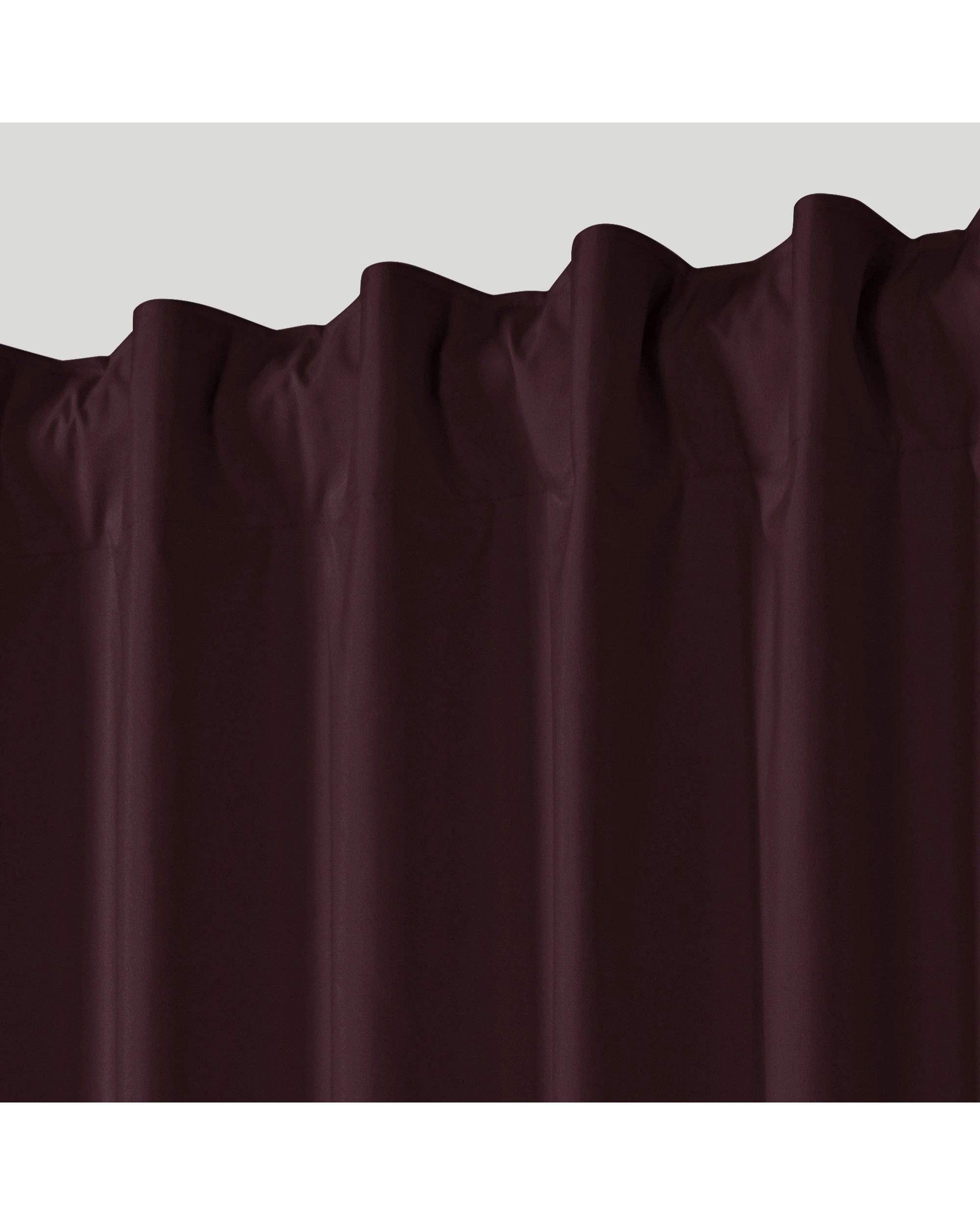 6 Sherwood Home Orlando Blockout Multi Header Curtain Pair 90x223cm - Plum, 6 of 8