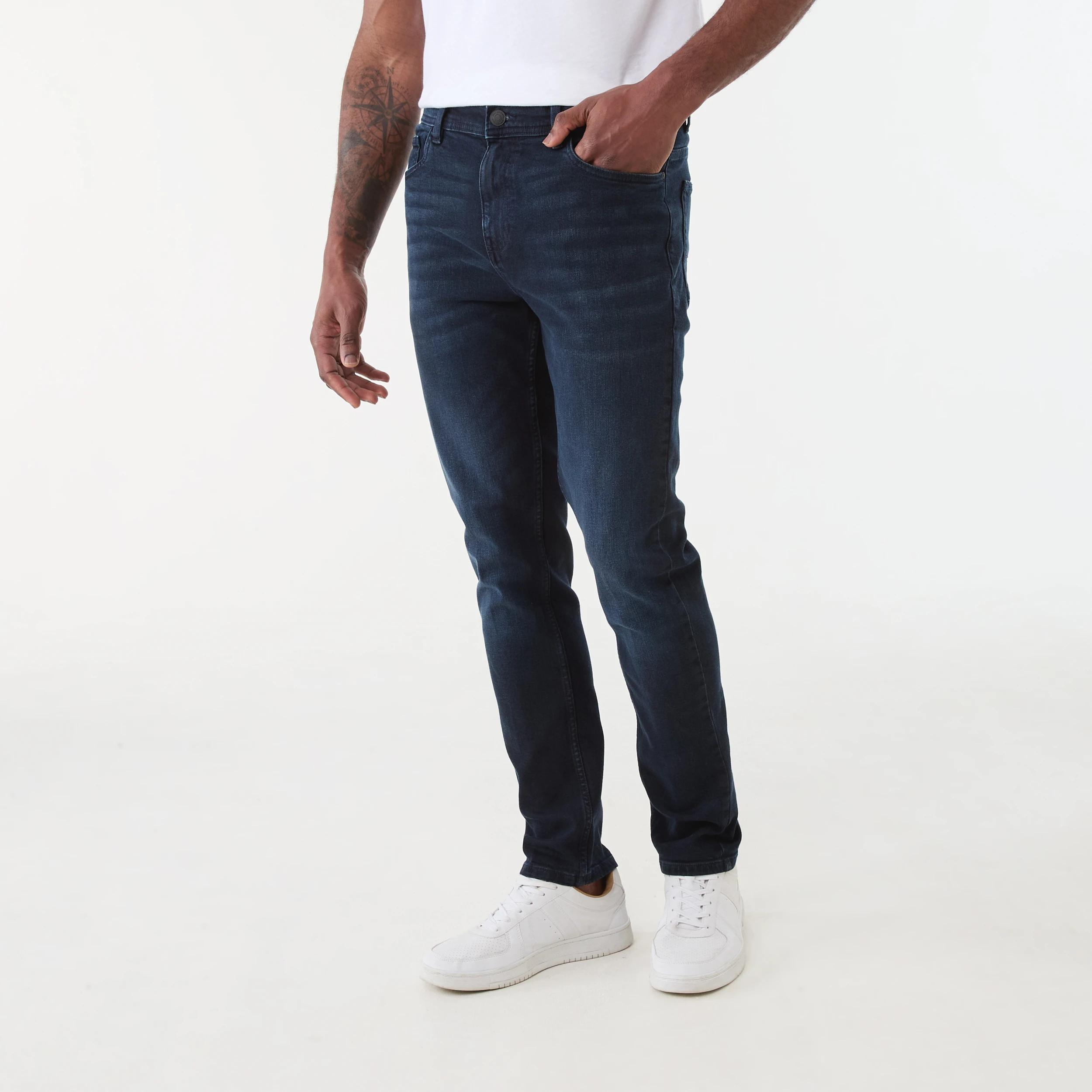 2 Slim Fit Stretch Jeans Blu Blk, 2 of 5