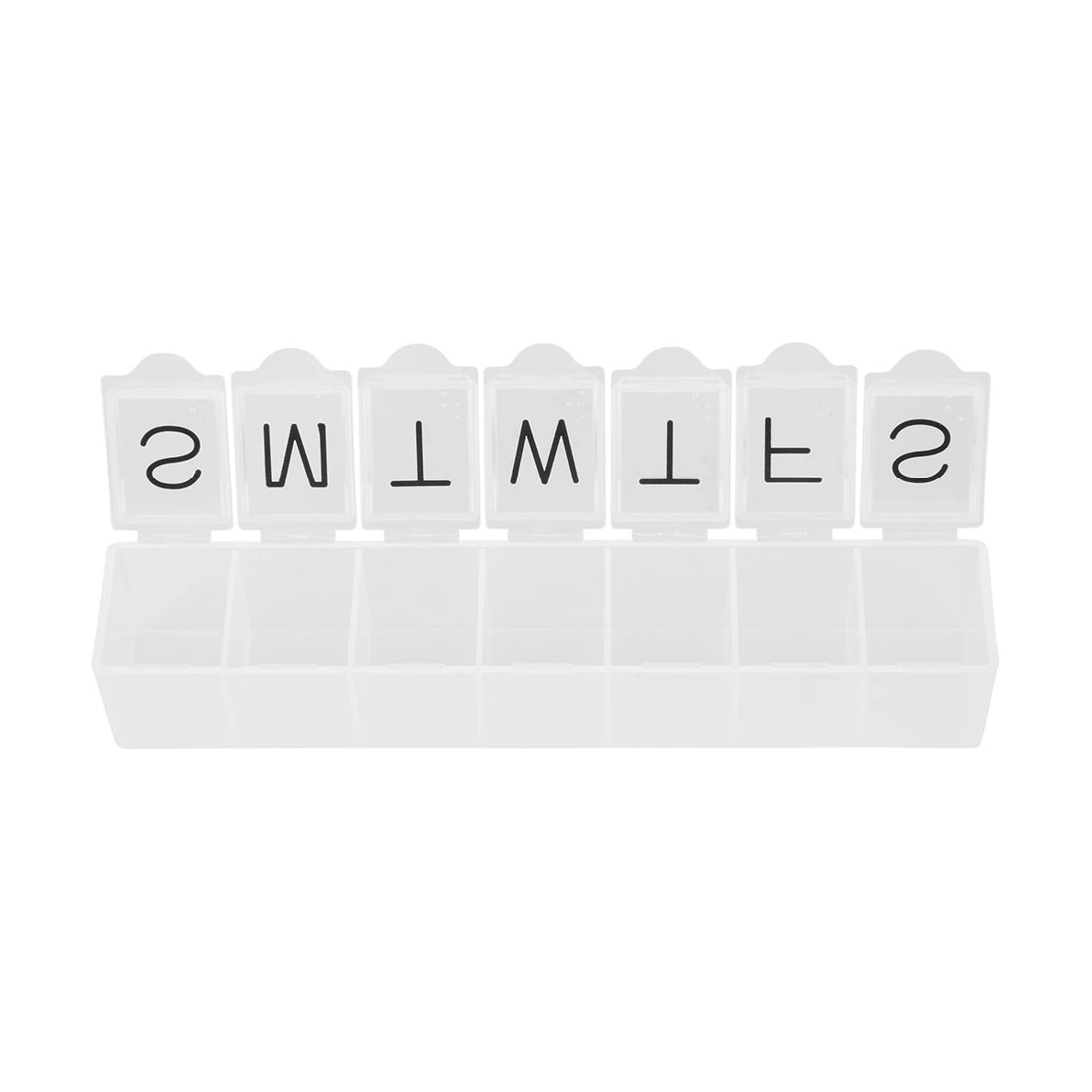4 OXX Travel 7-Day Pill Organiser - White, 4 of 8