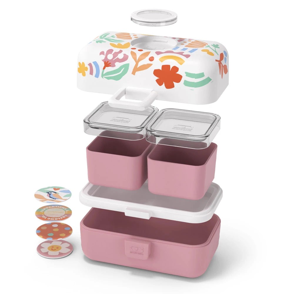 3 Monbento Mb Tresor Kids Bento Box - Pink, 3 of 5