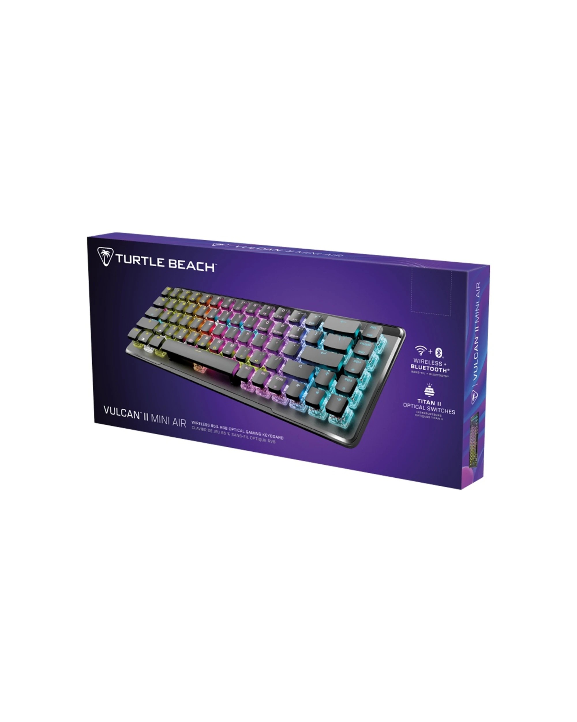 3 Turtle Beach Vulcan II Mini Air Wireless Bluetooth RGB Gaming Keyboard For PC - Multi, 3 of 7