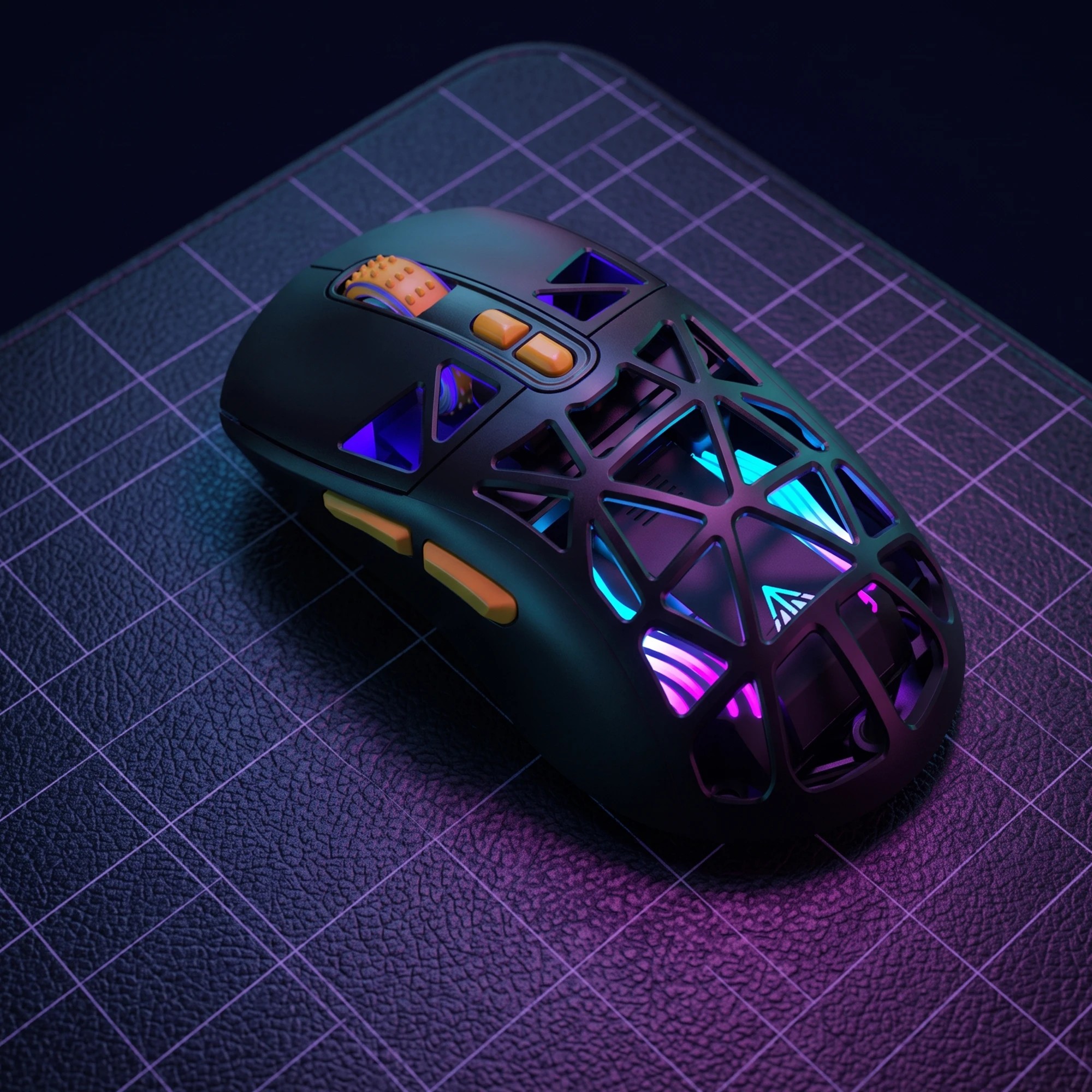 5 Solakaka SM802 Pro Tri-Mode Gaming Mouse RGB 24000 DPI Hotswap - Black, 5 of 10