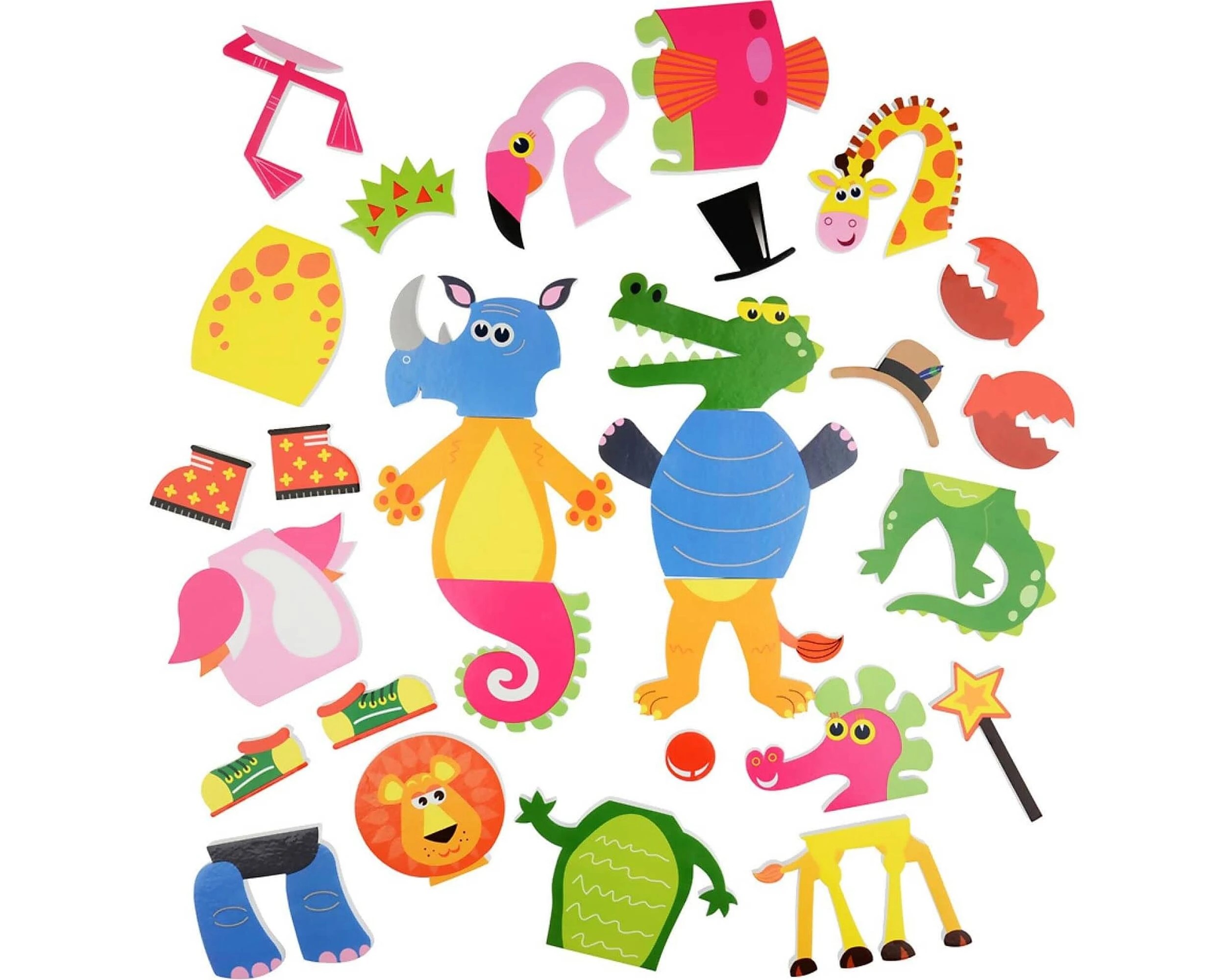 Buddy & Barney - Bath Time Stickers Weird And Wonderful Animals - Kmart